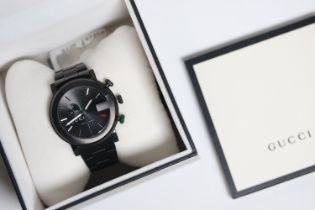 Gucci Chronograph Quartz with box and Papers