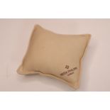 *To Be Sold Without Reserve* Patek Philippe cream branded cushion