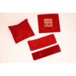 *To Be Sold Without Reserve* Cartier 4x assorted suade pouches, including gilt Bond Street pouch