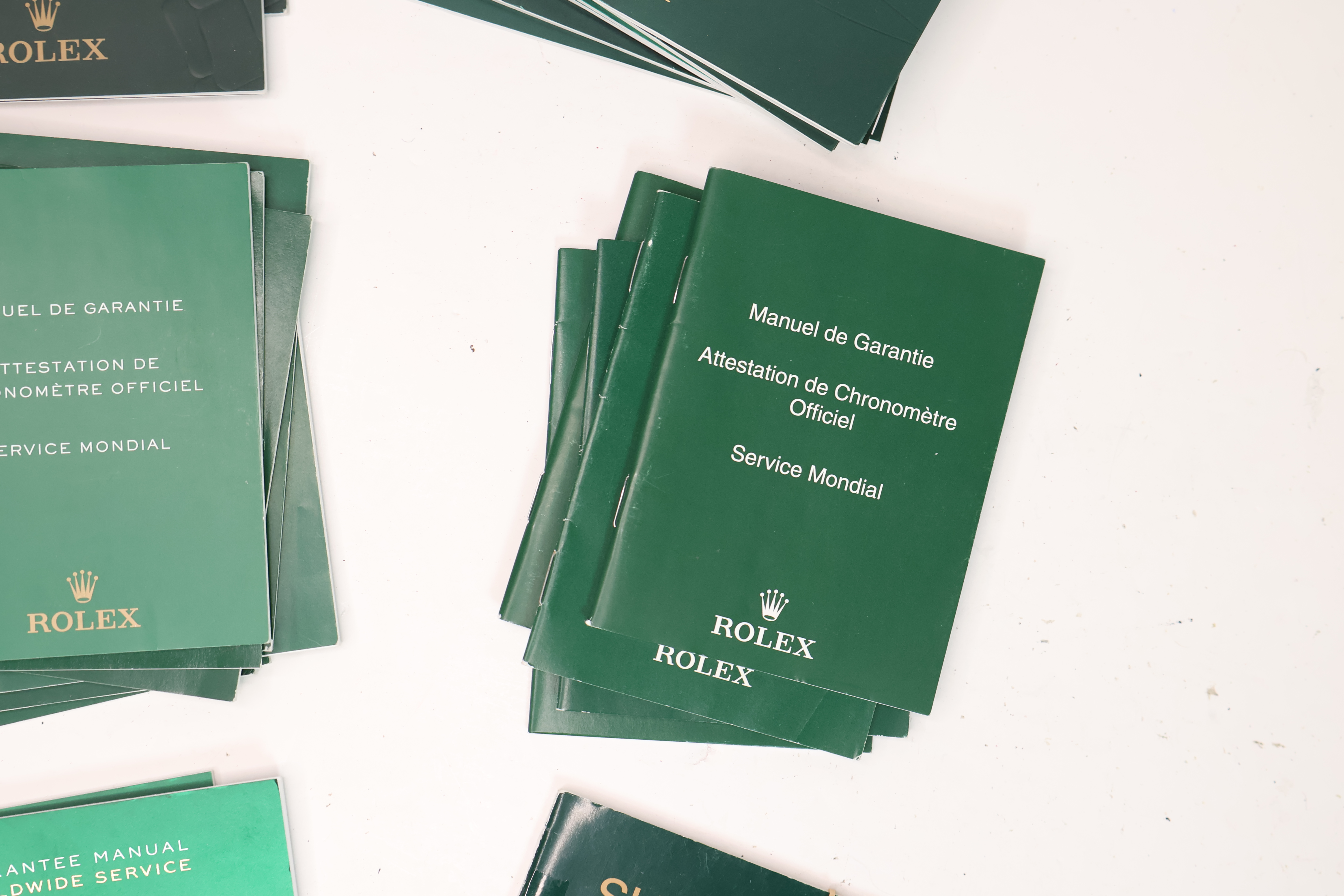 *To Be Sold Without Reserve* Rolex assorted booklets - Image 5 of 8