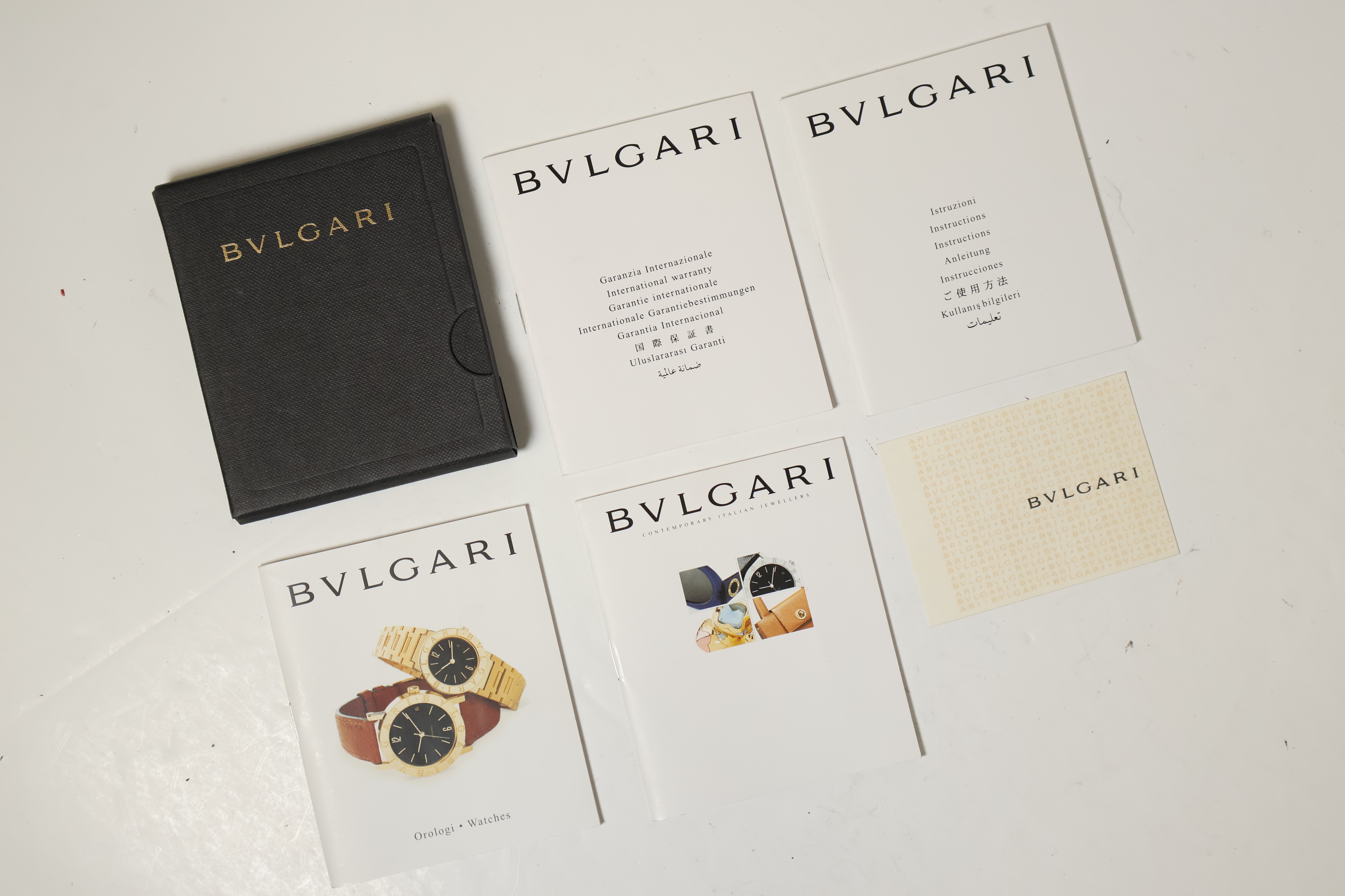 *To Be Sold Without Reserve* Bulgari Booklets