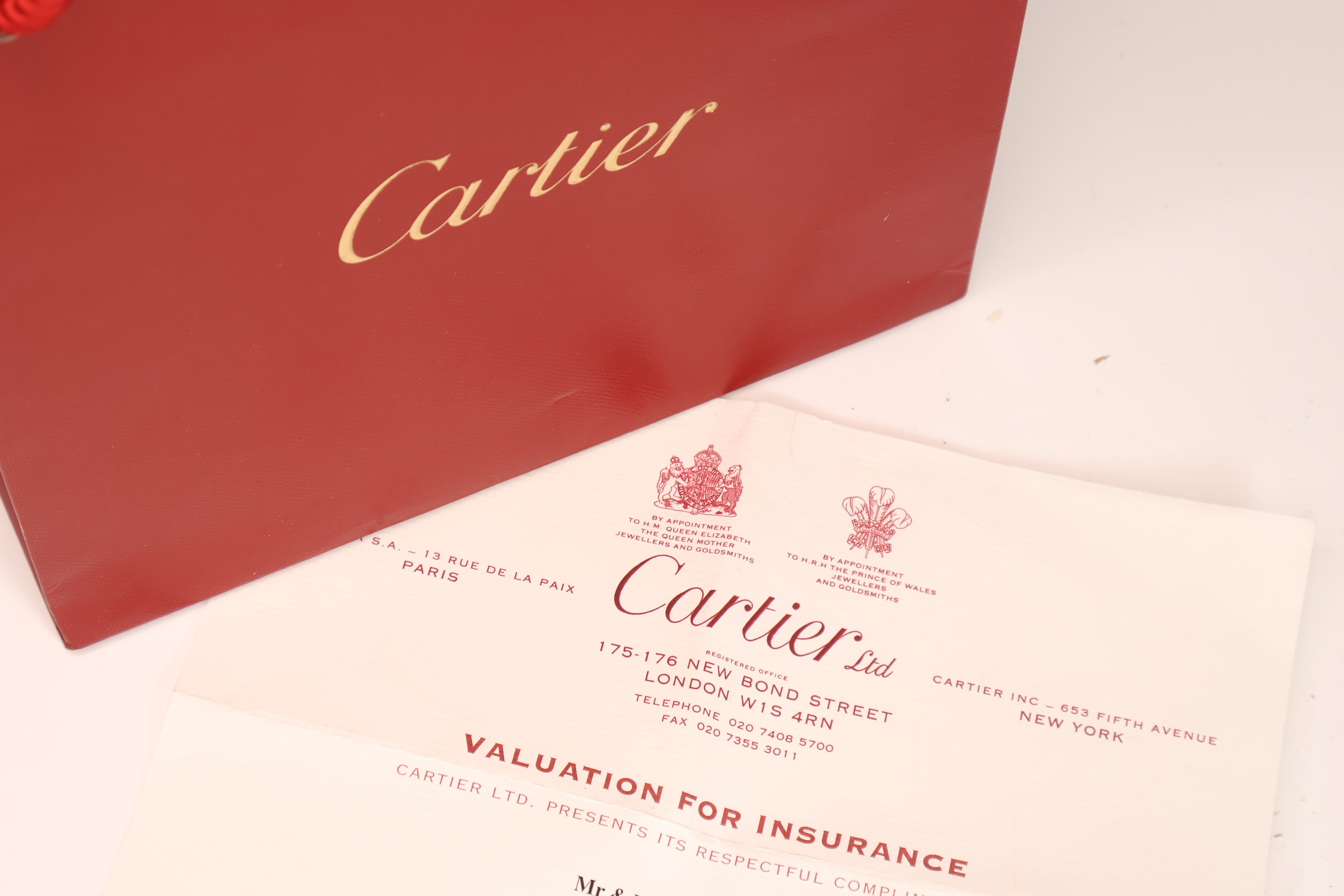 *To Be Sold Without Reserve* Cartier retail bag - Image 2 of 2