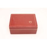 *To Be Sold Without Reserve* Tudor Vintage Red watch box, missing cushion