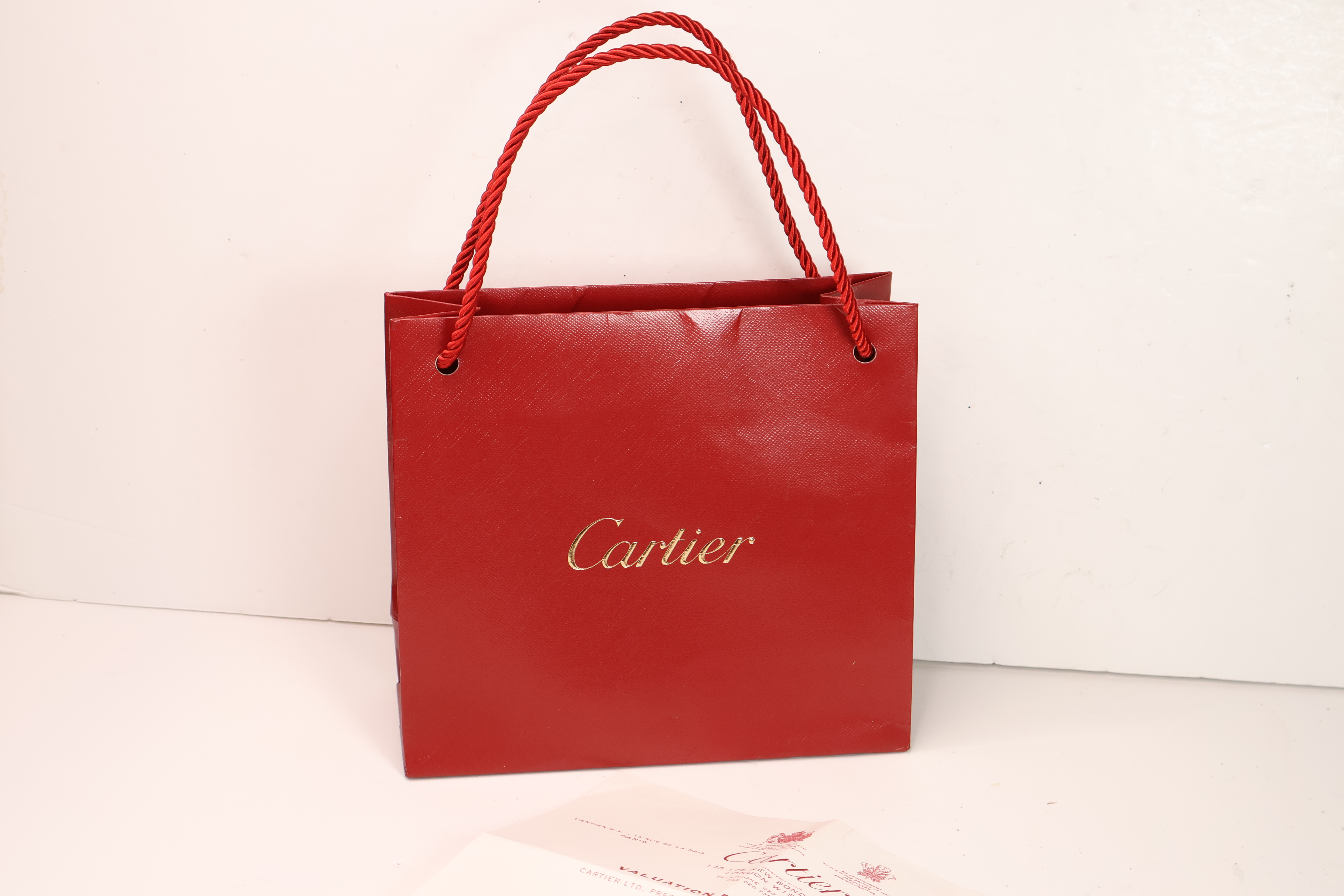 *To Be Sold Without Reserve* Cartier retail bag