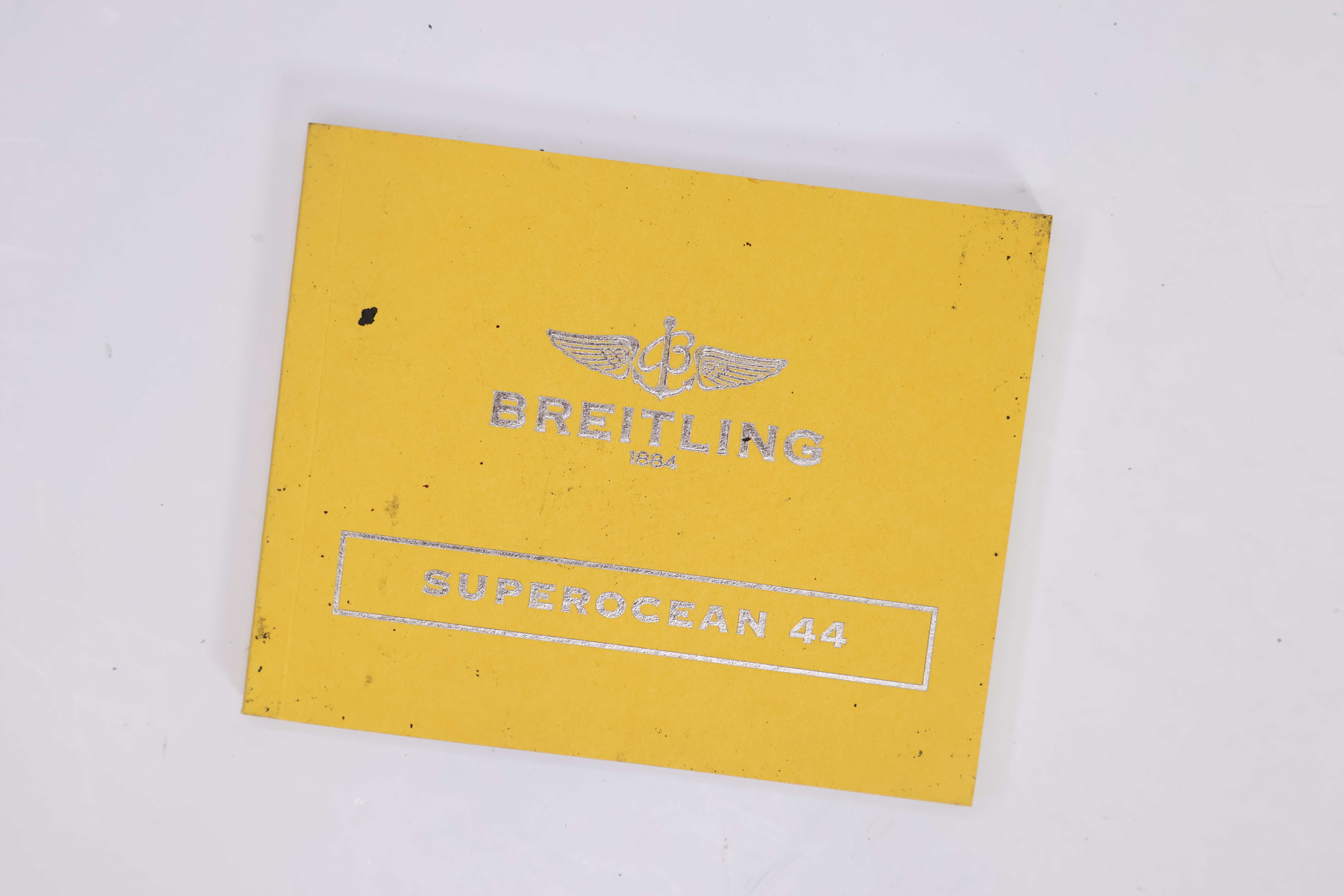 *To Be Sold Without Reserve* Breitling Superocean 44 booklet