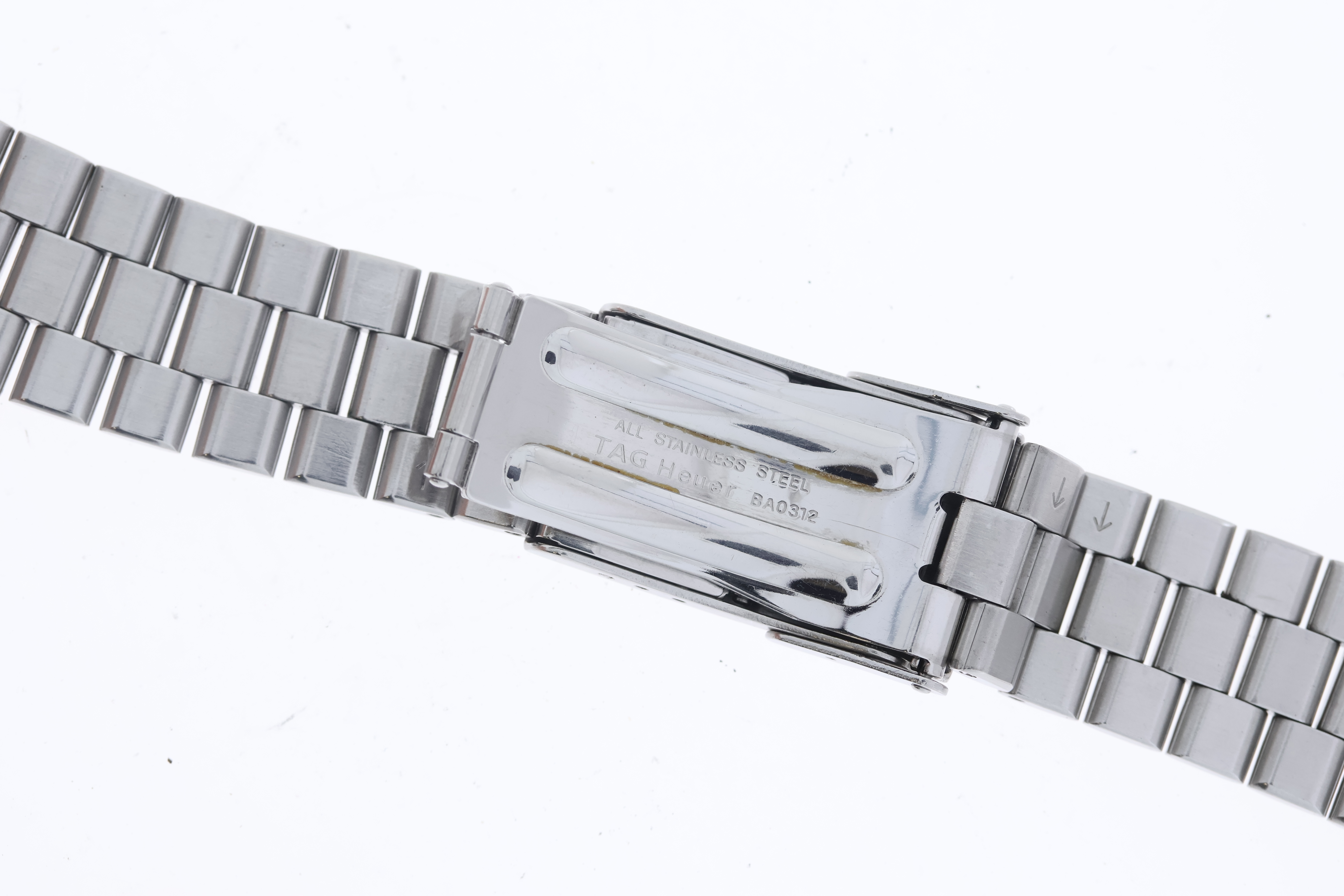 Tag Heuer 2000's, 18mm stainless steel bracelet. (Mid size) Complete with end lugs. 128mm in length, - Image 5 of 5