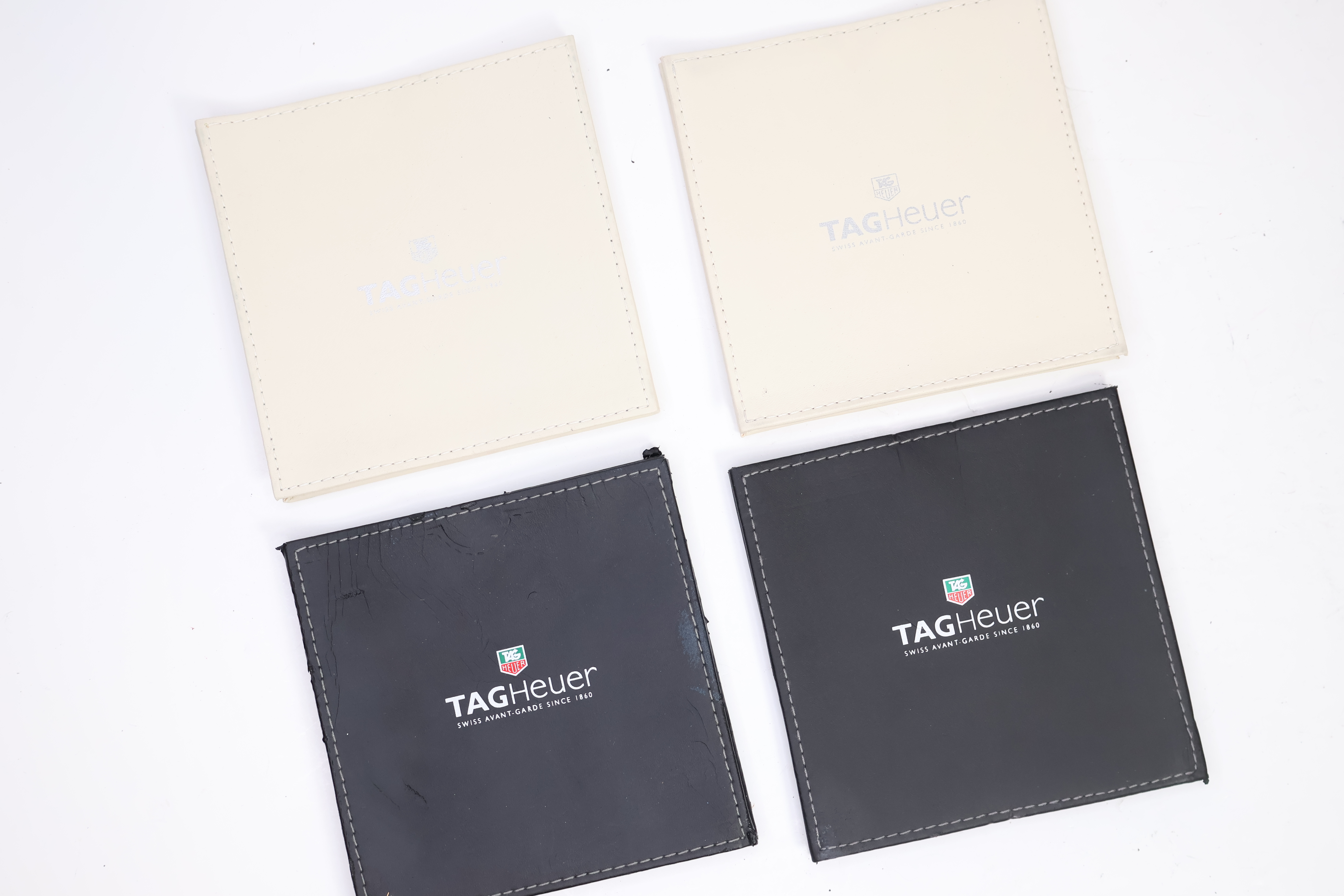 *To Be Sold Without Reserve* TAG HEUER 4x leather booklet holders