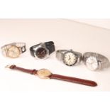 Job lot of 5 watches including Seiko, Smiths, Junghans & more. *AS FOUND*