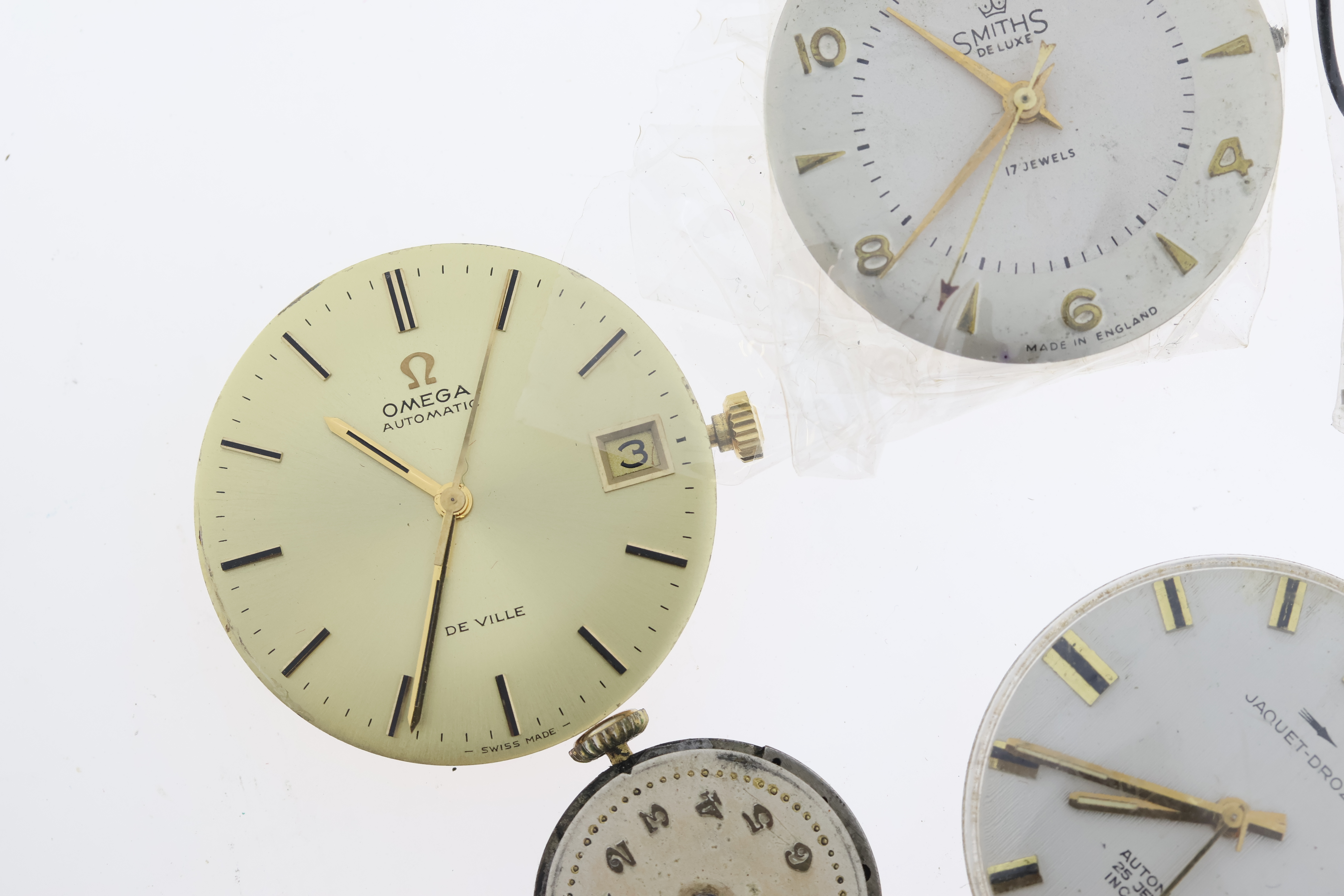 *TO BE SOLD WITHOUT RESERVE* Job lot of Movement & Dials, Including Omega & Jaquet Droz, *AS FOUND* - Image 2 of 6
