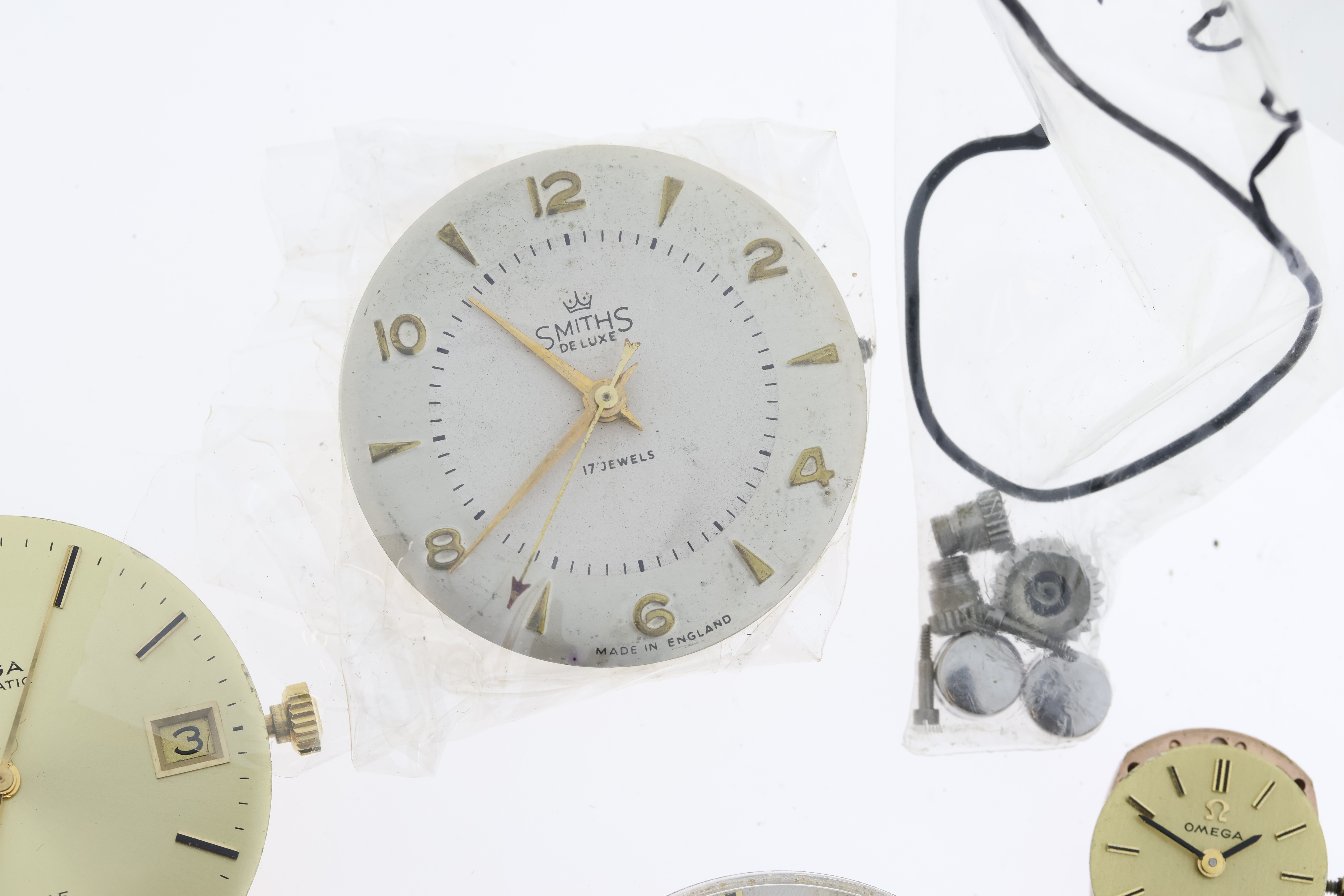 *TO BE SOLD WITHOUT RESERVE* Job lot of Movement & Dials, Including Omega & Jaquet Droz, *AS FOUND* - Image 4 of 6