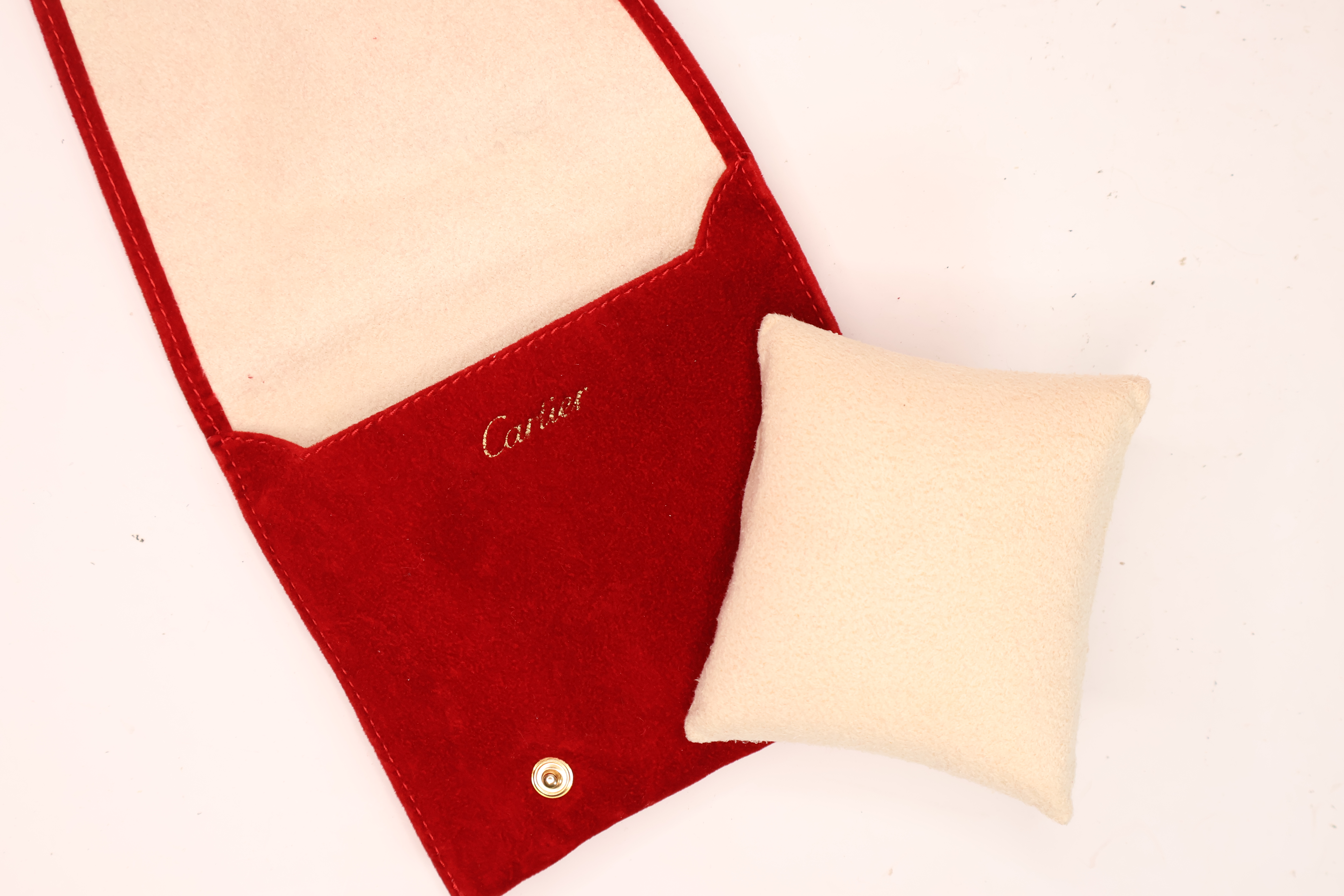 *To Be Sold Without Reserve* Cartier 5x suade pouches with cushions - Image 3 of 3