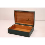 *To Be Sold Without Reserve* Rolex box, green wood interior, no cushion