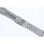 Tag Heuer 2000's 2nd generation, complete stainlless steel bracelet. 20mm lugs. 135mm length,