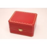*To Be Sold Without Reserve* Cartier Watch Box, missing cushion