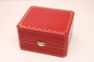 *To Be Sold Without Reserve* Cartier Watch Box, missing cushion