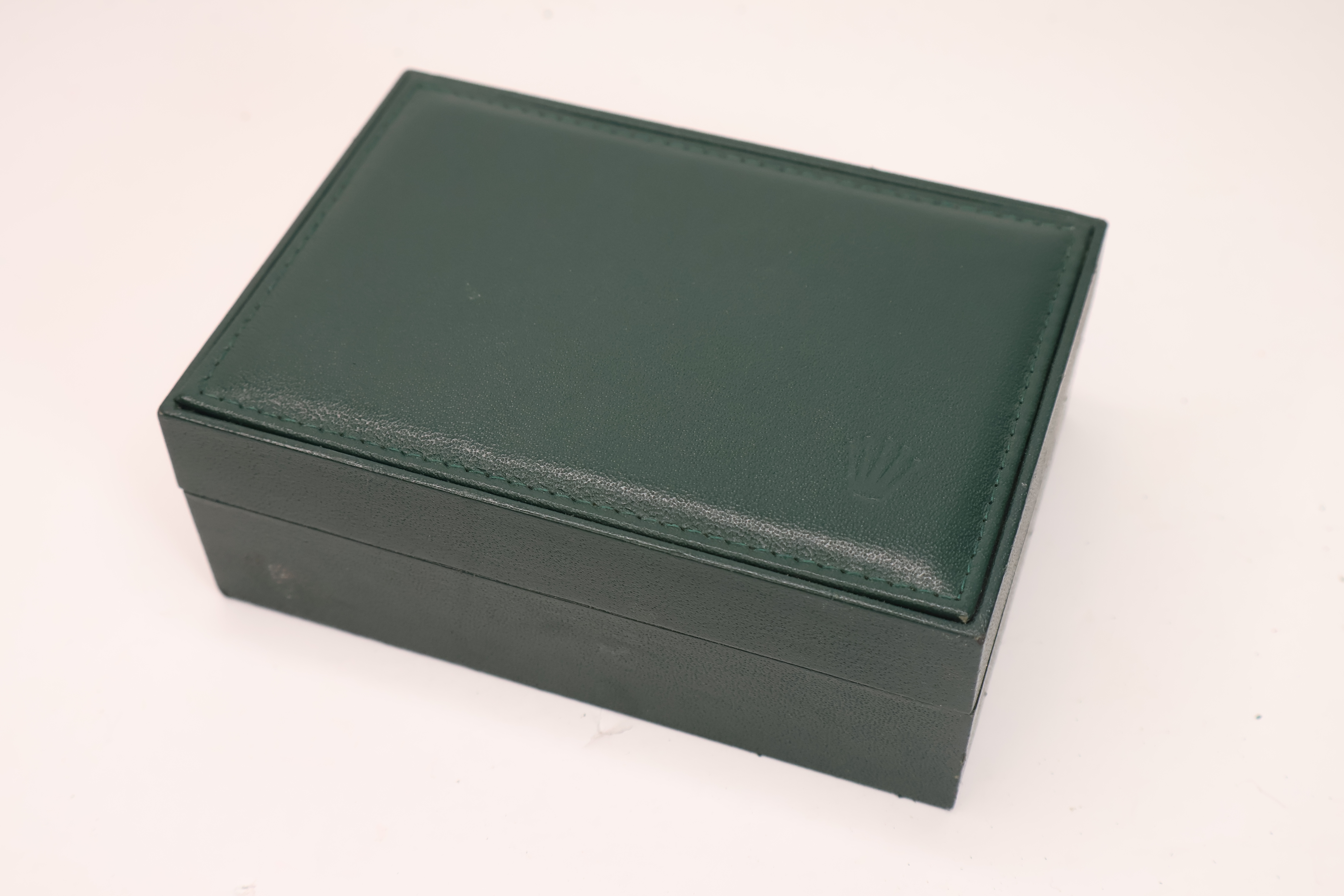 *To Be Sold Without Reserve* Rolex box, green wood interior, no cushion - Image 2 of 2