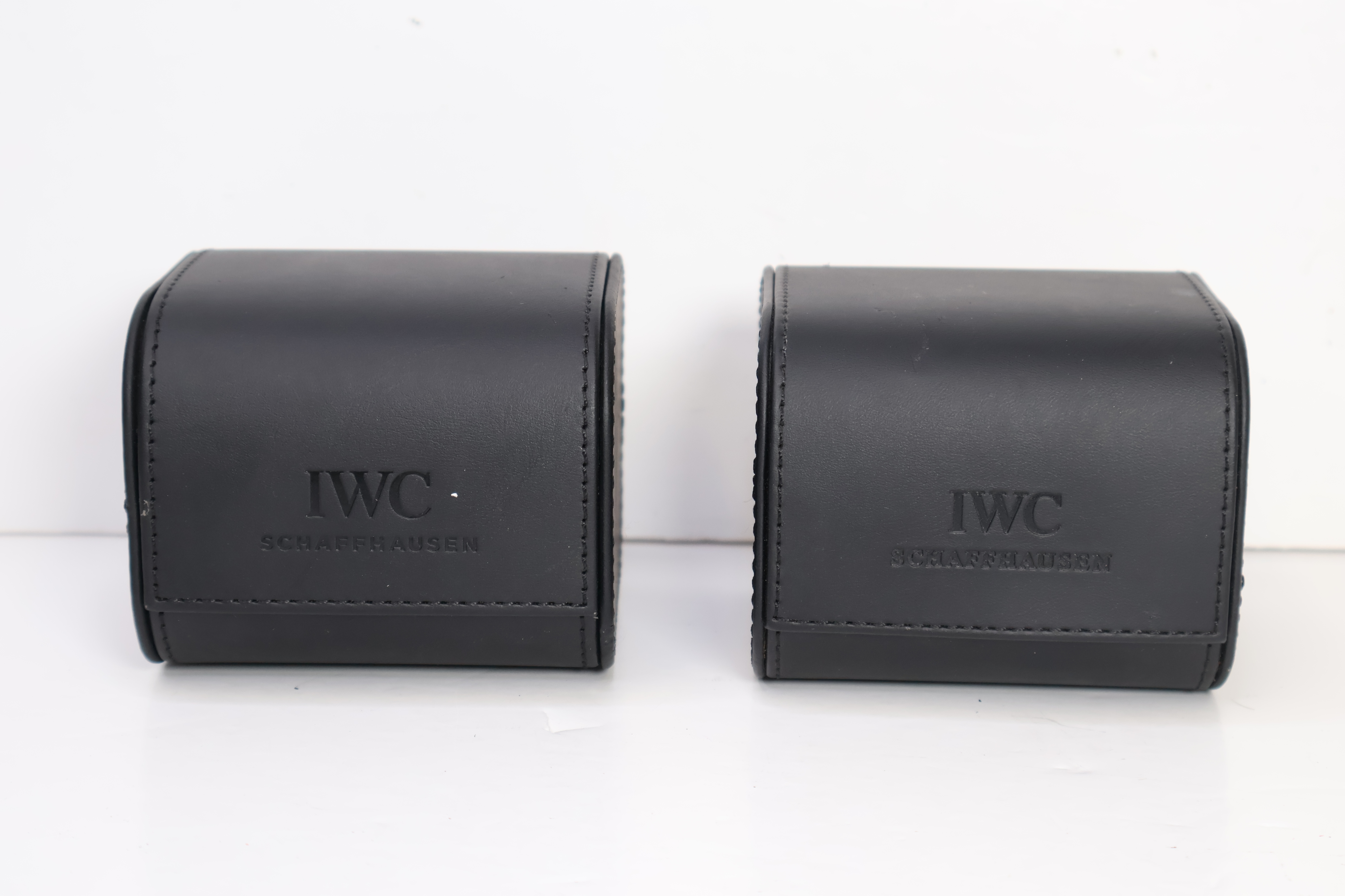 *To Be Sold Without Reserve* IWC Two Leather travel cases