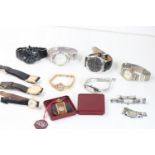 *TO BE SOLD WITHOUT RESERVE* JOB LOT OF 12 WATCHES INCLUDING SEIKO, RAYMOND WEIL, EMPORIO ARMANI &