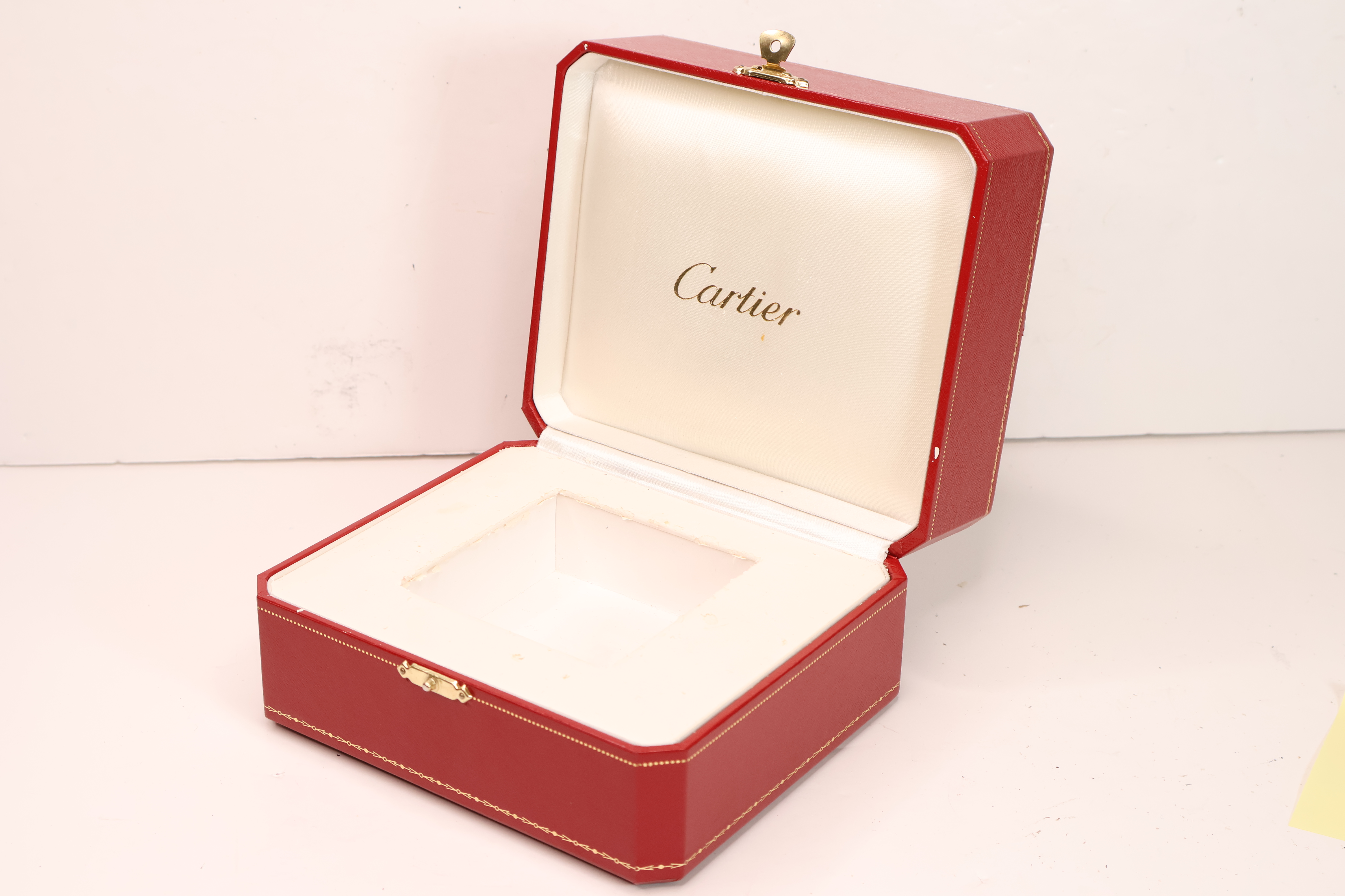 *To Be Sold Without Reserve* Cartier watch box, missing cushion