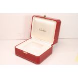 *To Be Sold Without Reserve* Cartier watch box, missing cushion