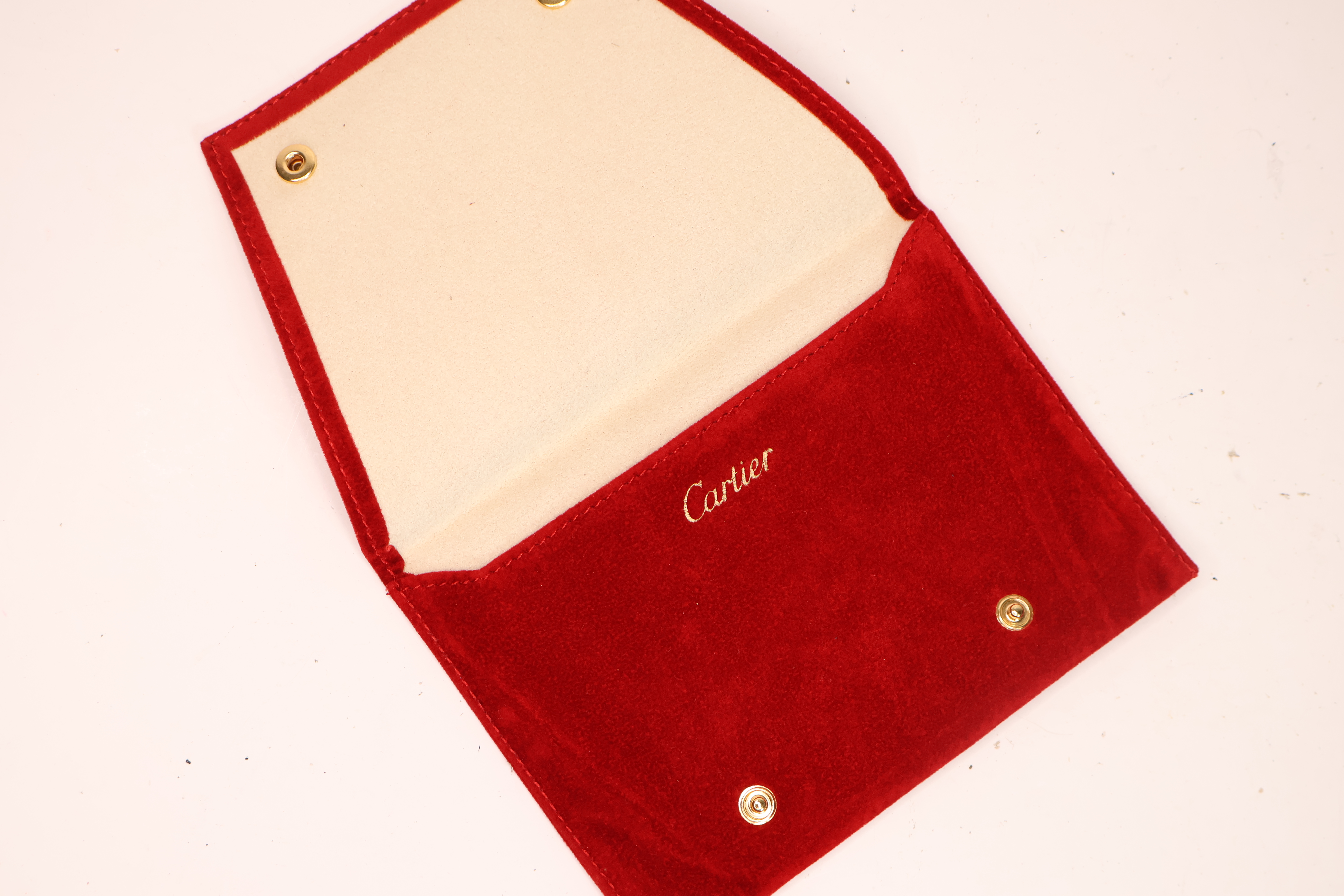 *To Be Sold Without Reserve* Cartier 5x assorted suade pouches - Image 4 of 4