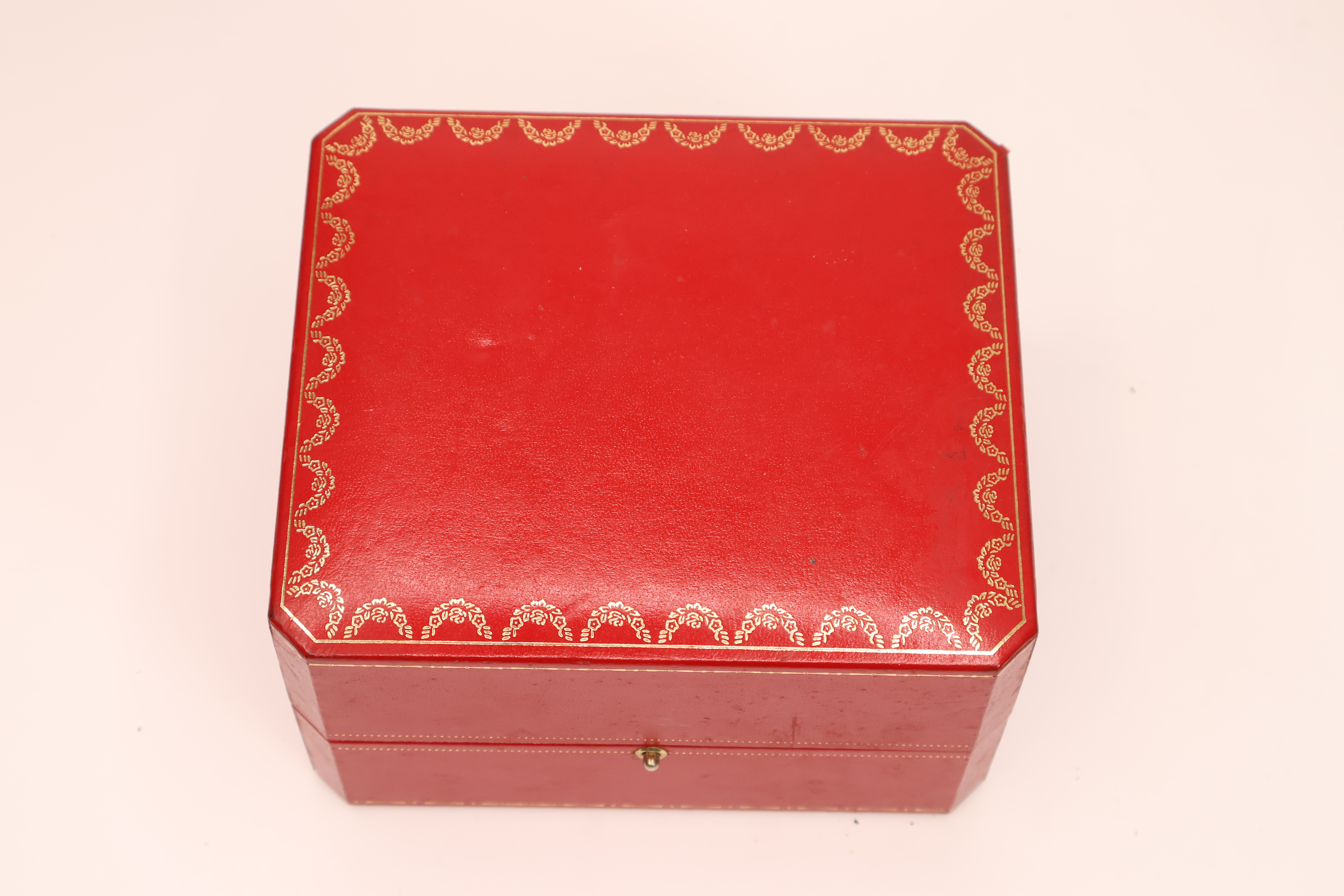 *To Be Sold Without Reserve* Cartier Watch Box, missing cushion