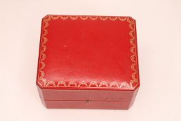 *To Be Sold Without Reserve* Cartier Watch Box, missing cushion