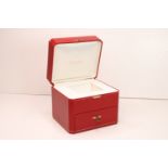 *To Be Sold Without Reserve* Cartier Watch Box, with draw, missing cushion, clasp A/F