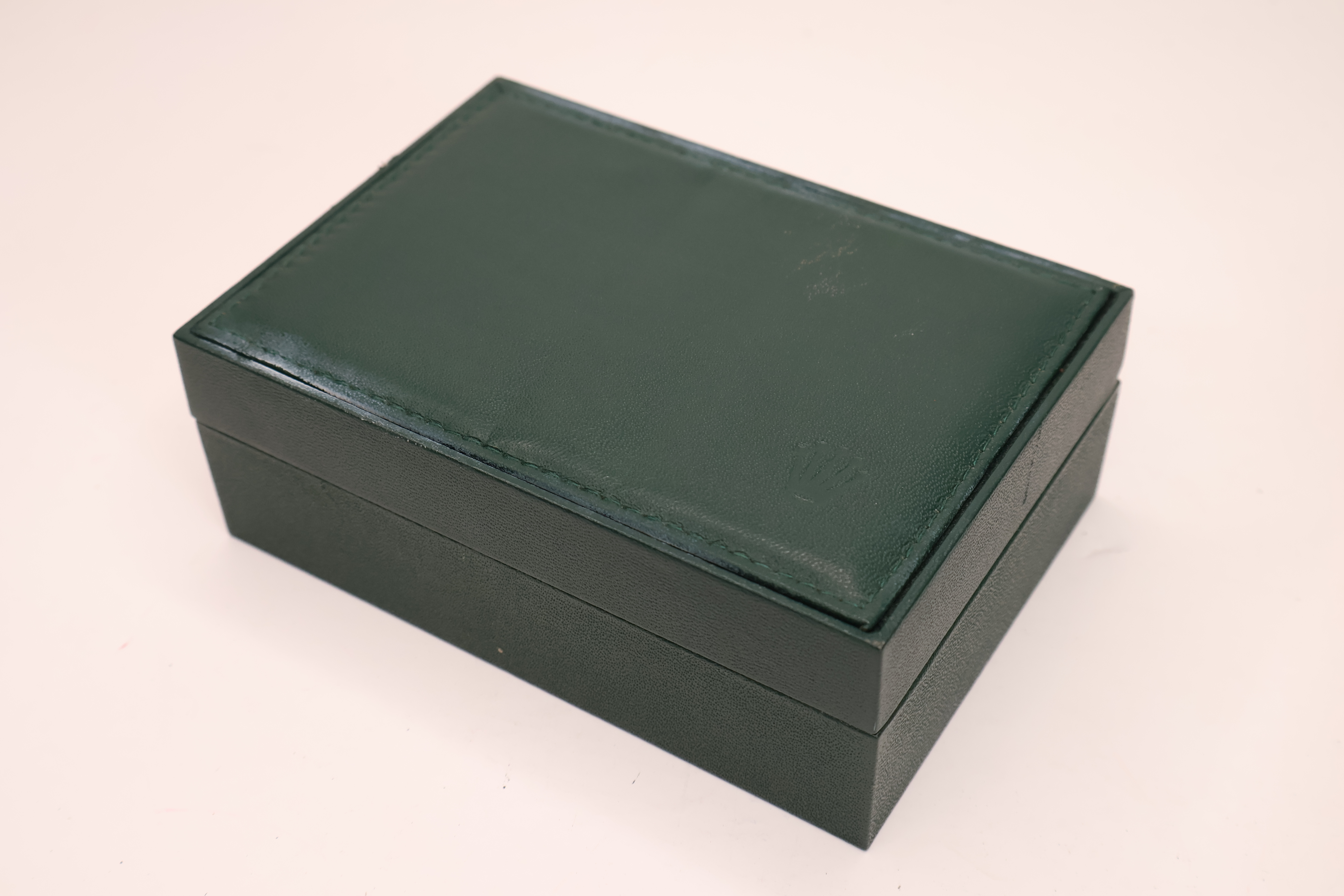 *To Be Sold Without Reserve* Rolex box, green wood interior, no cushion - Image 2 of 2