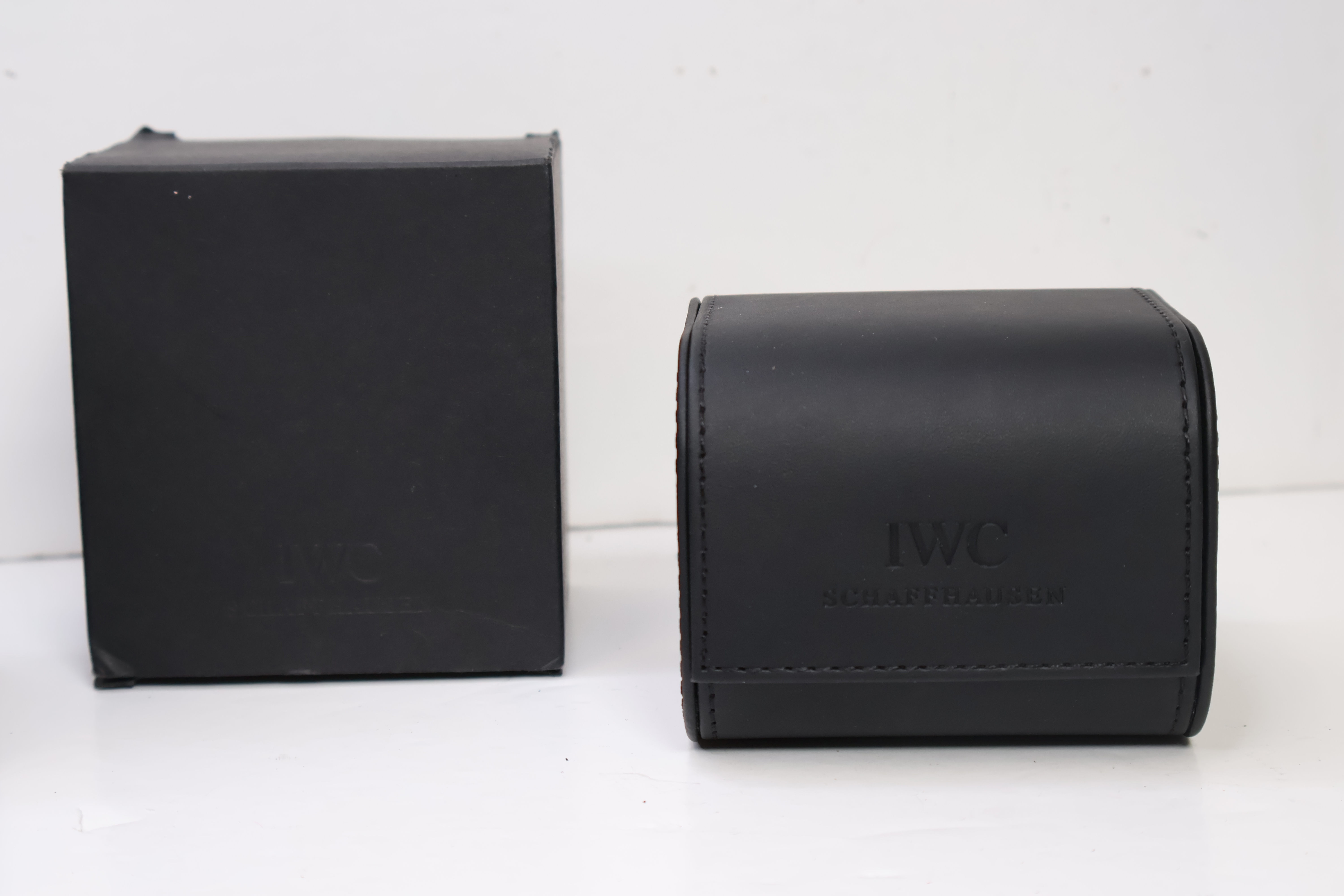 *To Be Sold Without Reserve* IWC Two Leather travel cases - Image 2 of 3