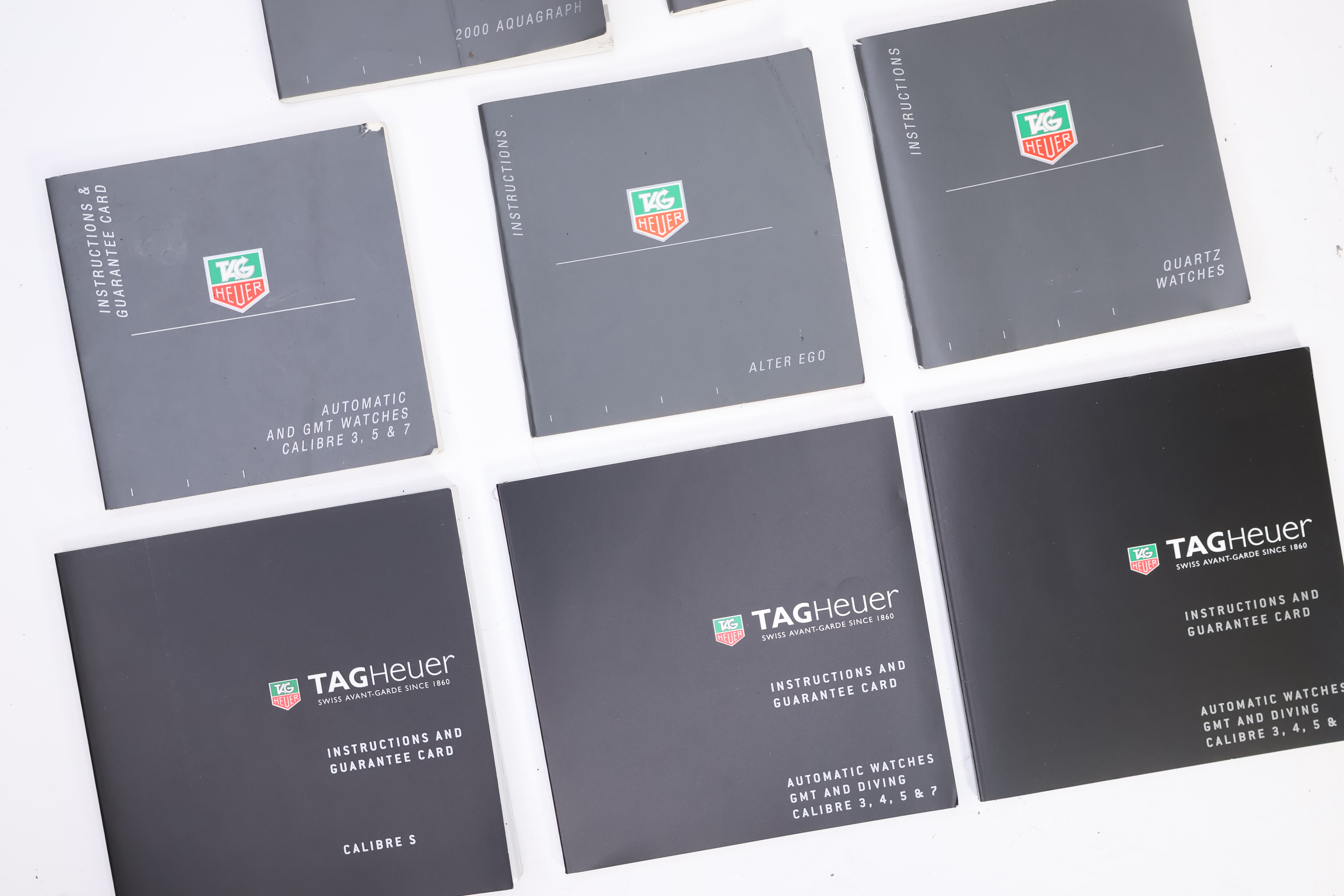 *To Be Sold Without Reserve* TAG HEUER Assorted booklets - Image 2 of 3