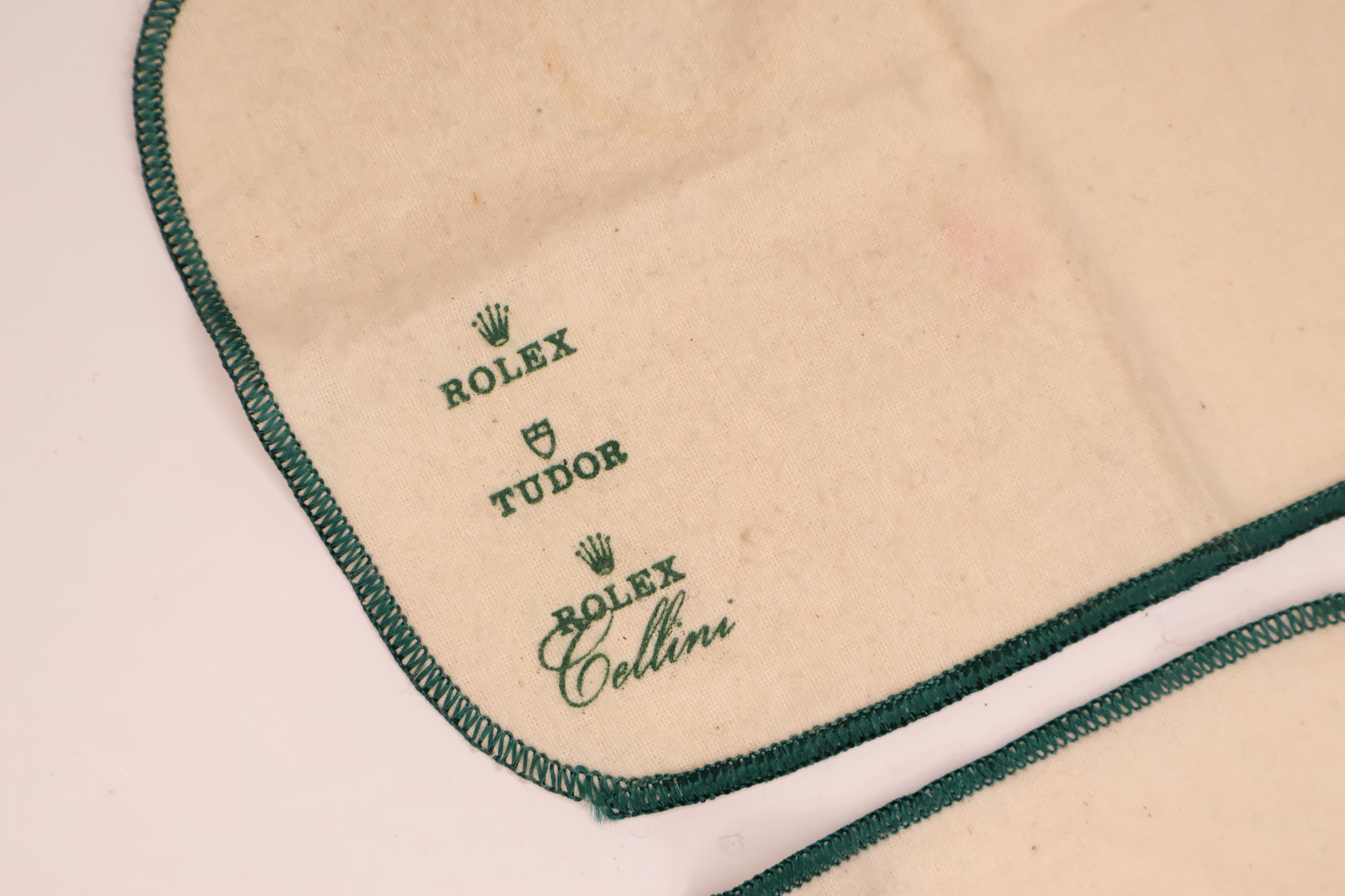 *To Be Sold Without Reserve* Rolex and Tudor cleaning cloths (2) - Image 3 of 3
