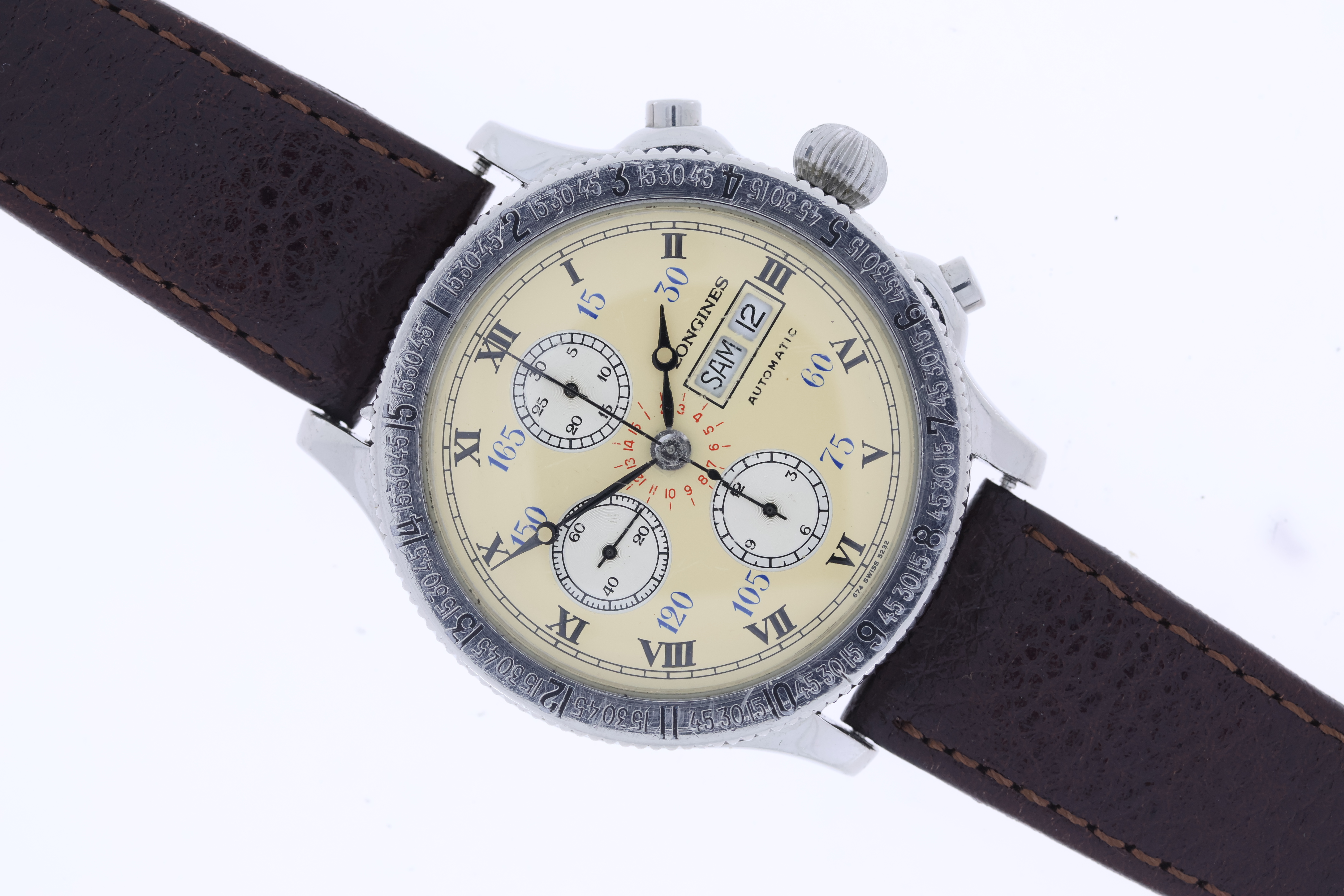 Longines Lindberg Hour Angle Chronograph Automatic