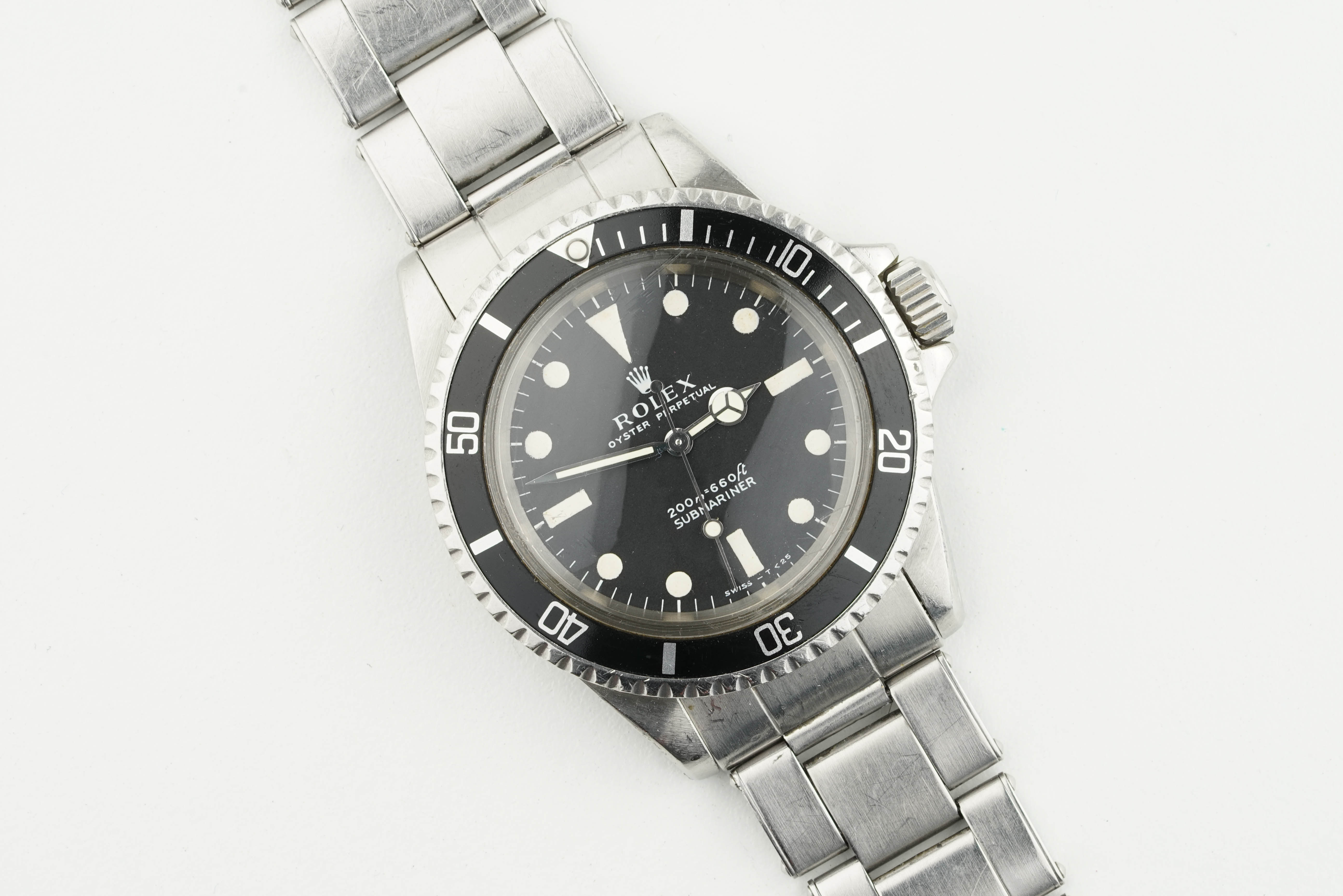 ROLEX OYSTER PERPETUAL SUBMARINER METERS FIRST DIAL 7206 RIVETED BRACELET W/ BOX & PAPERS REF. - Image 4 of 11