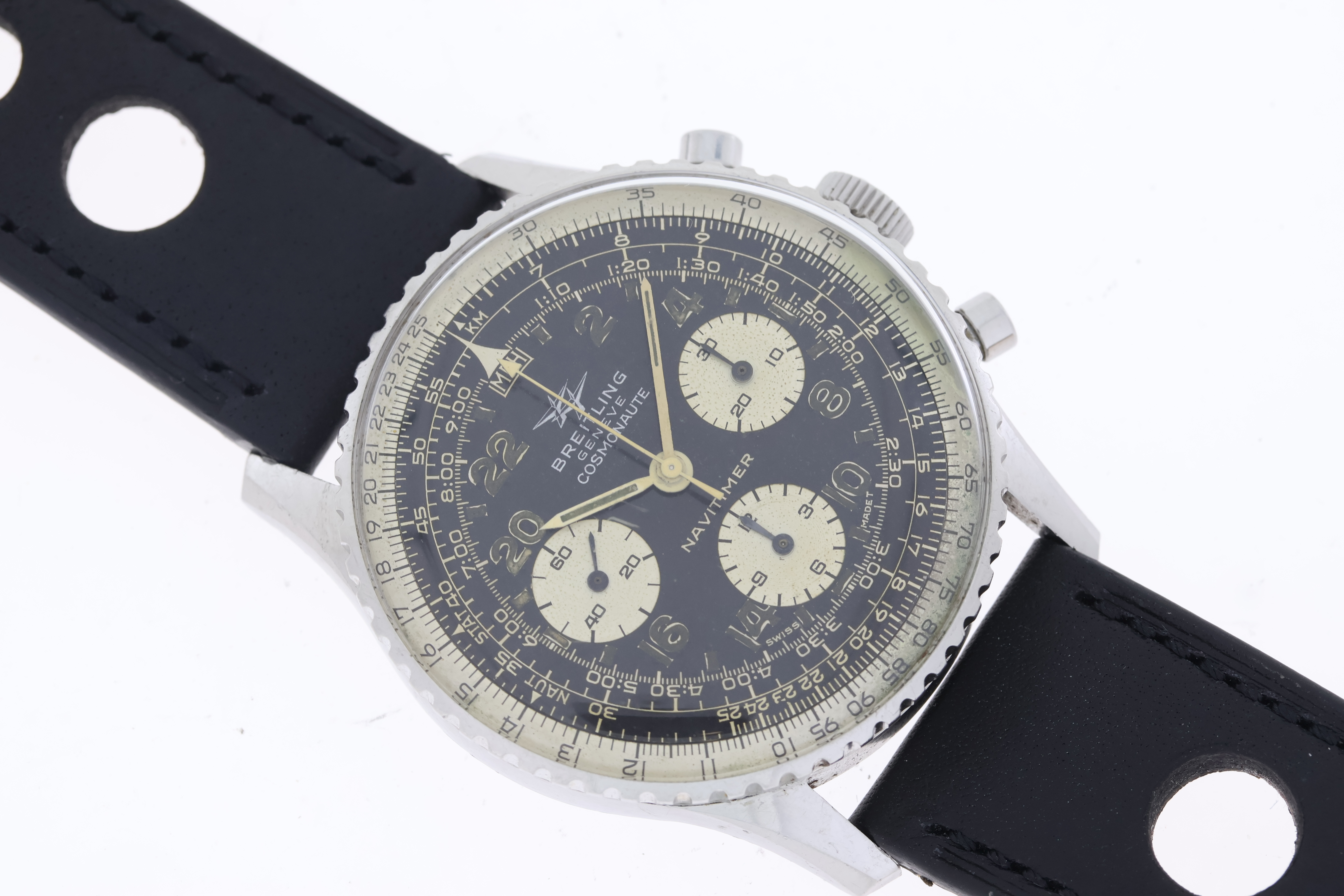 Vintage Breitling Navitimer Cosmonaute 809 with Papers 1966 - Image 2 of 3
