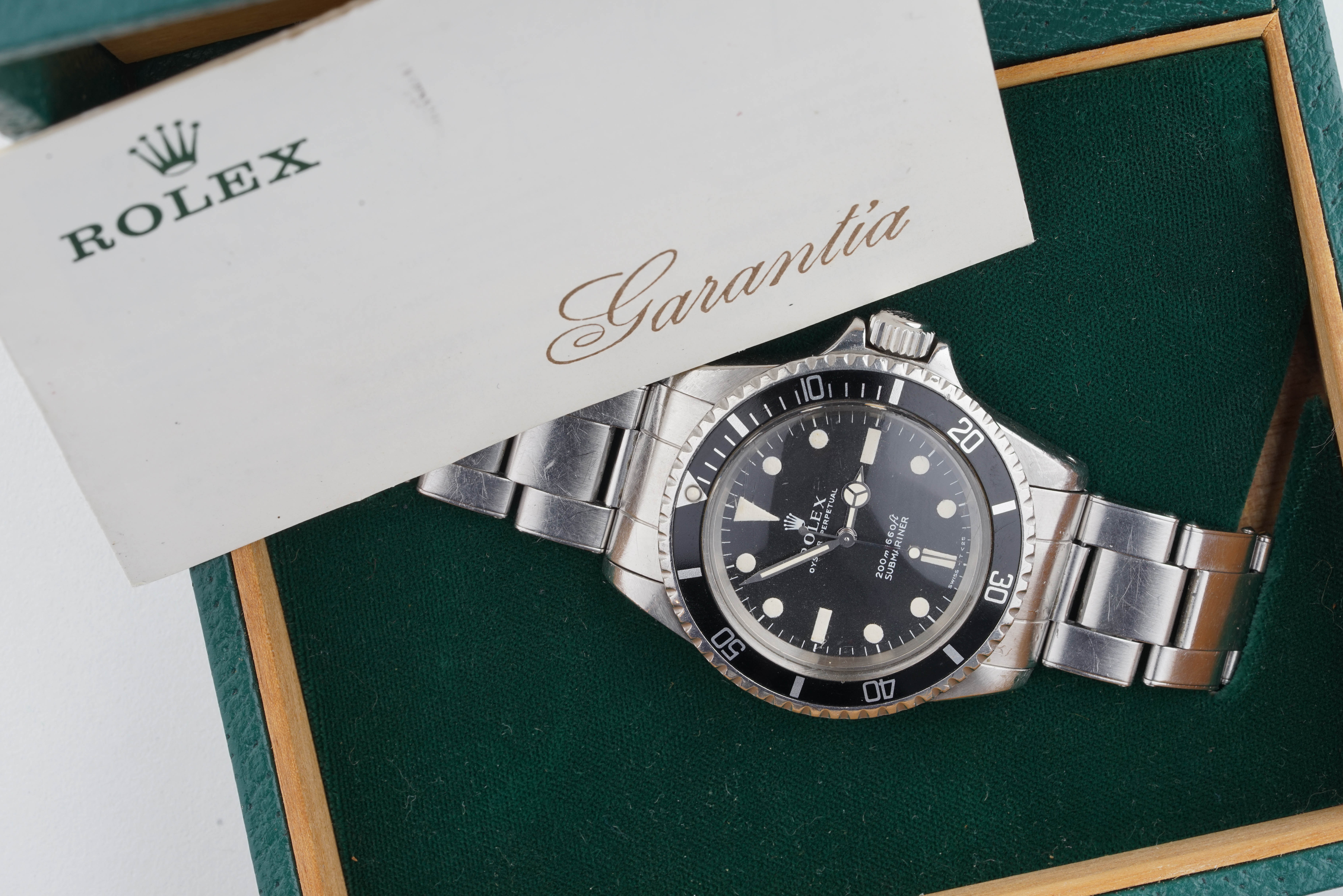 ROLEX OYSTER PERPETUAL SUBMARINER METERS FIRST DIAL 7206 RIVETED BRACELET W/ BOX & PAPERS REF. - Image 3 of 11