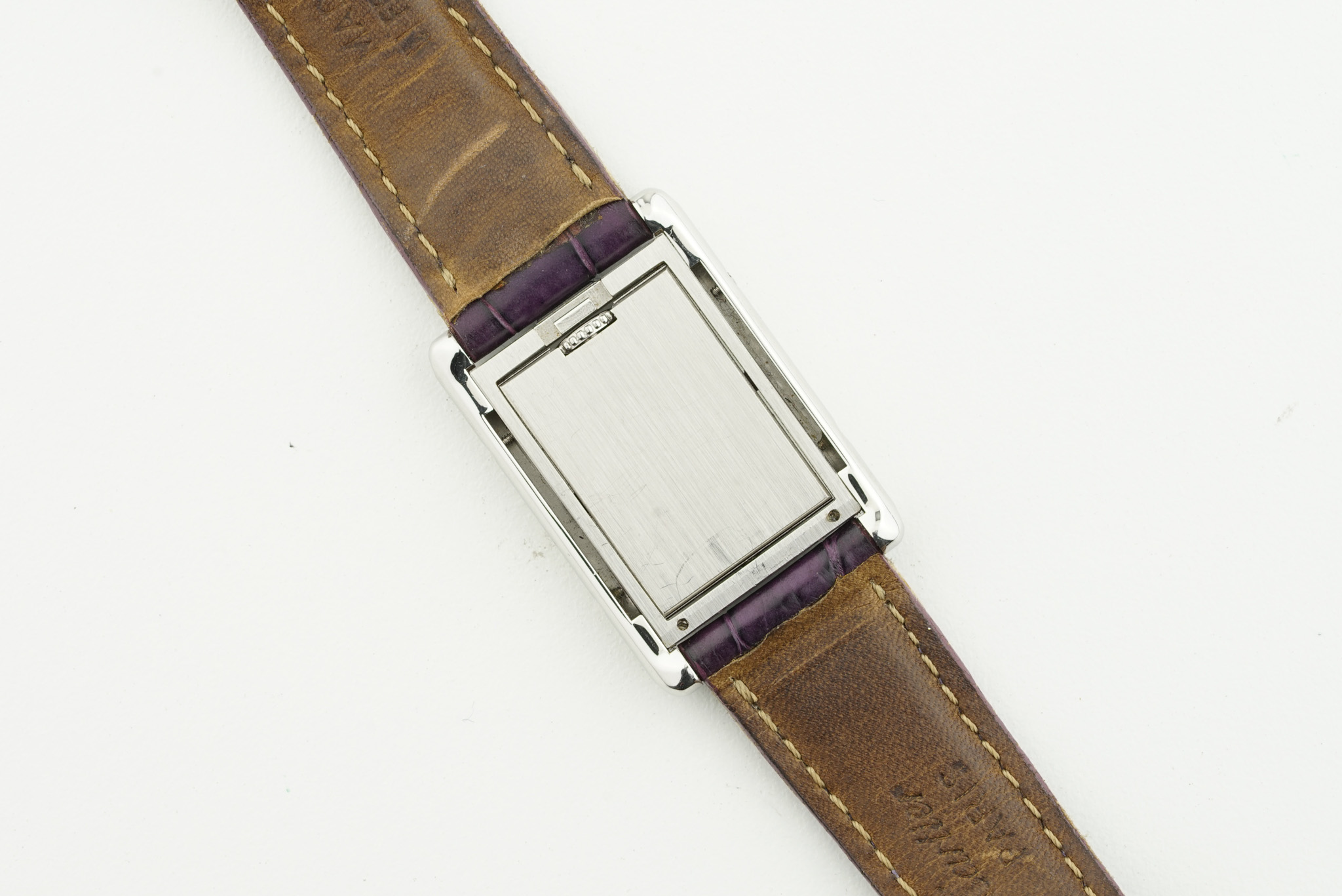 CARTIER TANK BASCULANTE W/ GUARANTEE PAPERS REF. 2386, rectangular dial with hour markers and hands, - Image 3 of 3