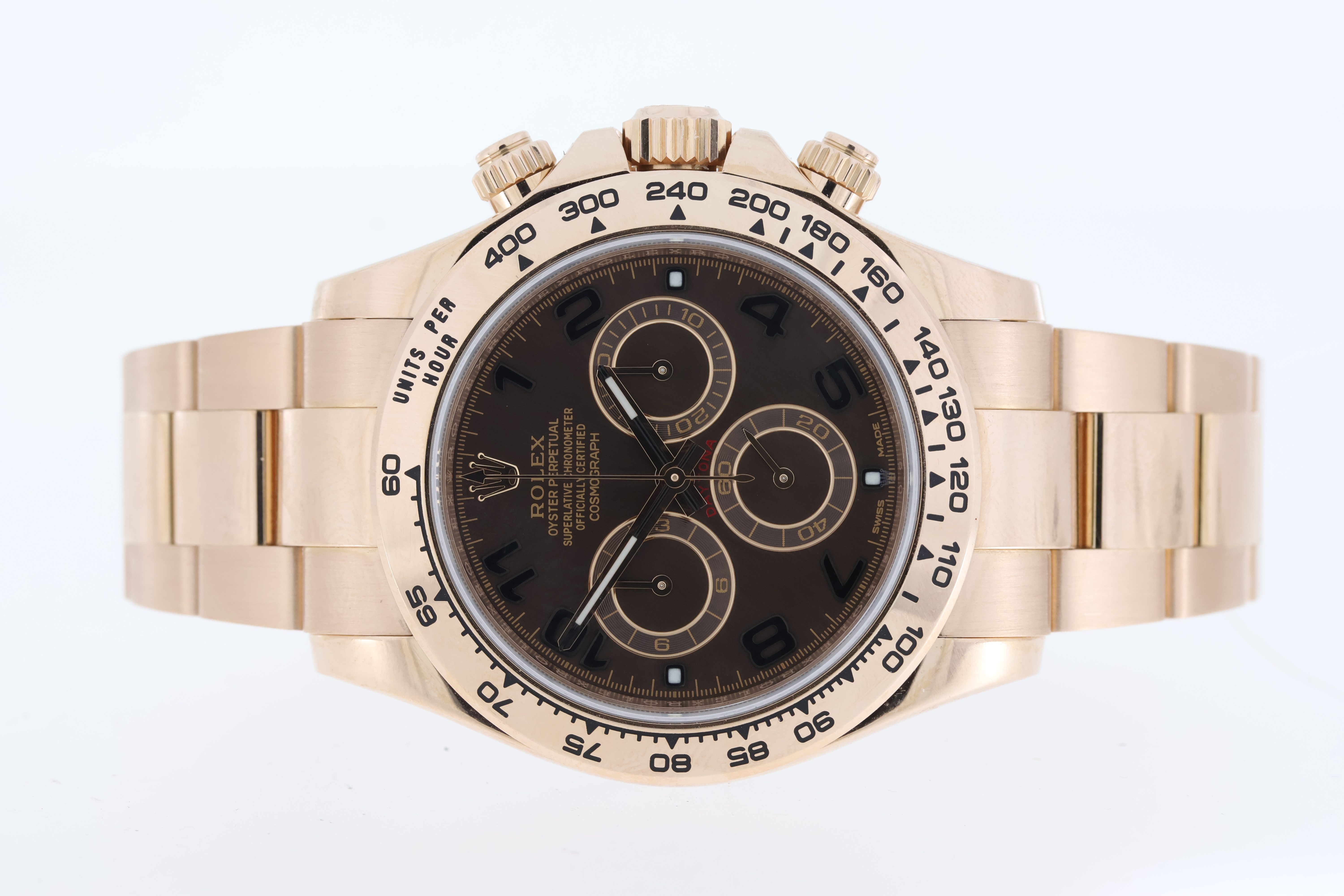 18ct Rolex Daytona Rose Gold Reference 16505 with Box - Image 2 of 7