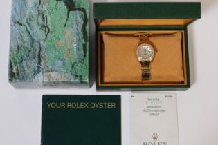 18ct Ladies Rolex Pearlmaster Yellow Gold with Box and Papers 2006
