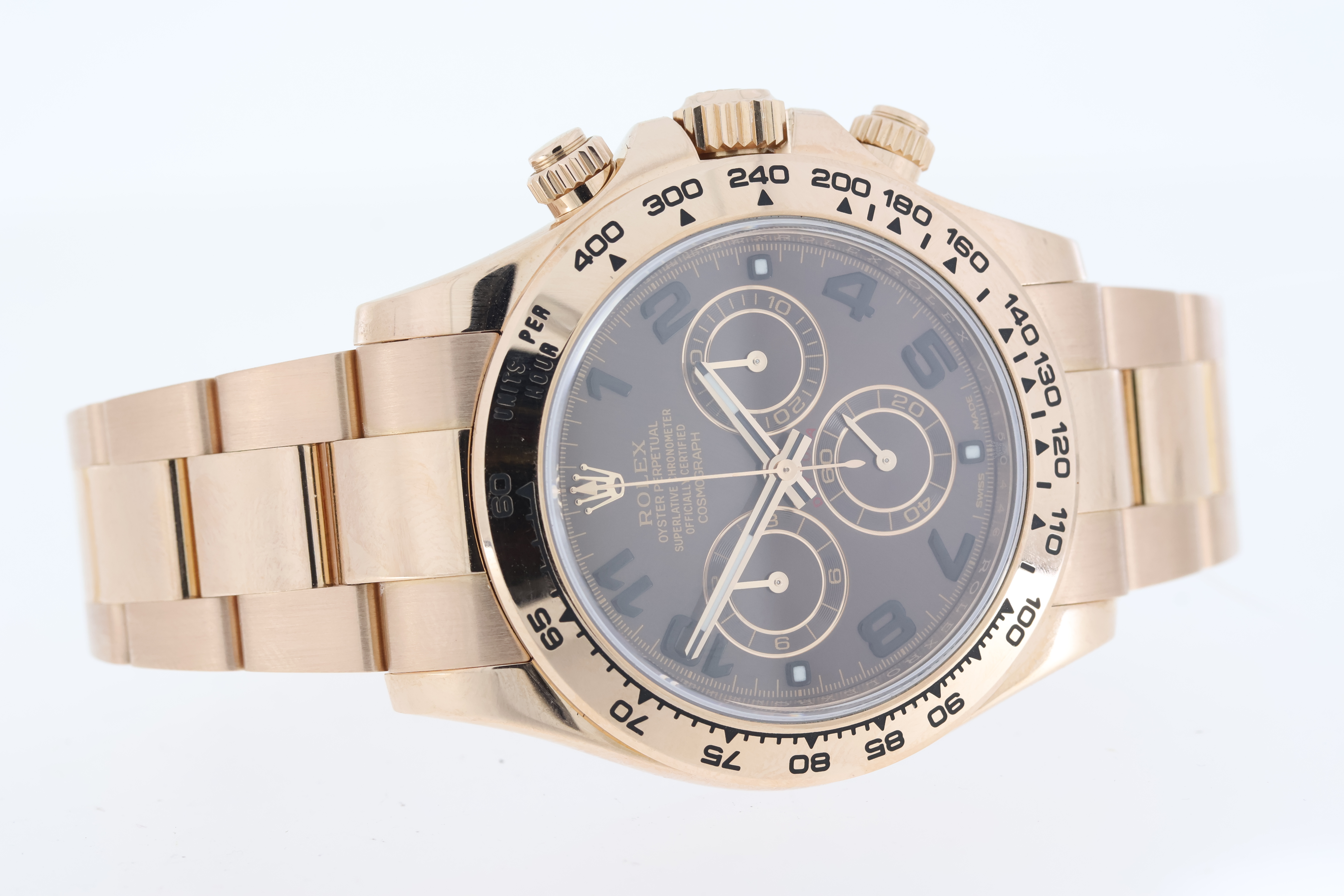 18ct Rolex Daytona Rose Gold Reference 16505 with Box - Image 3 of 7