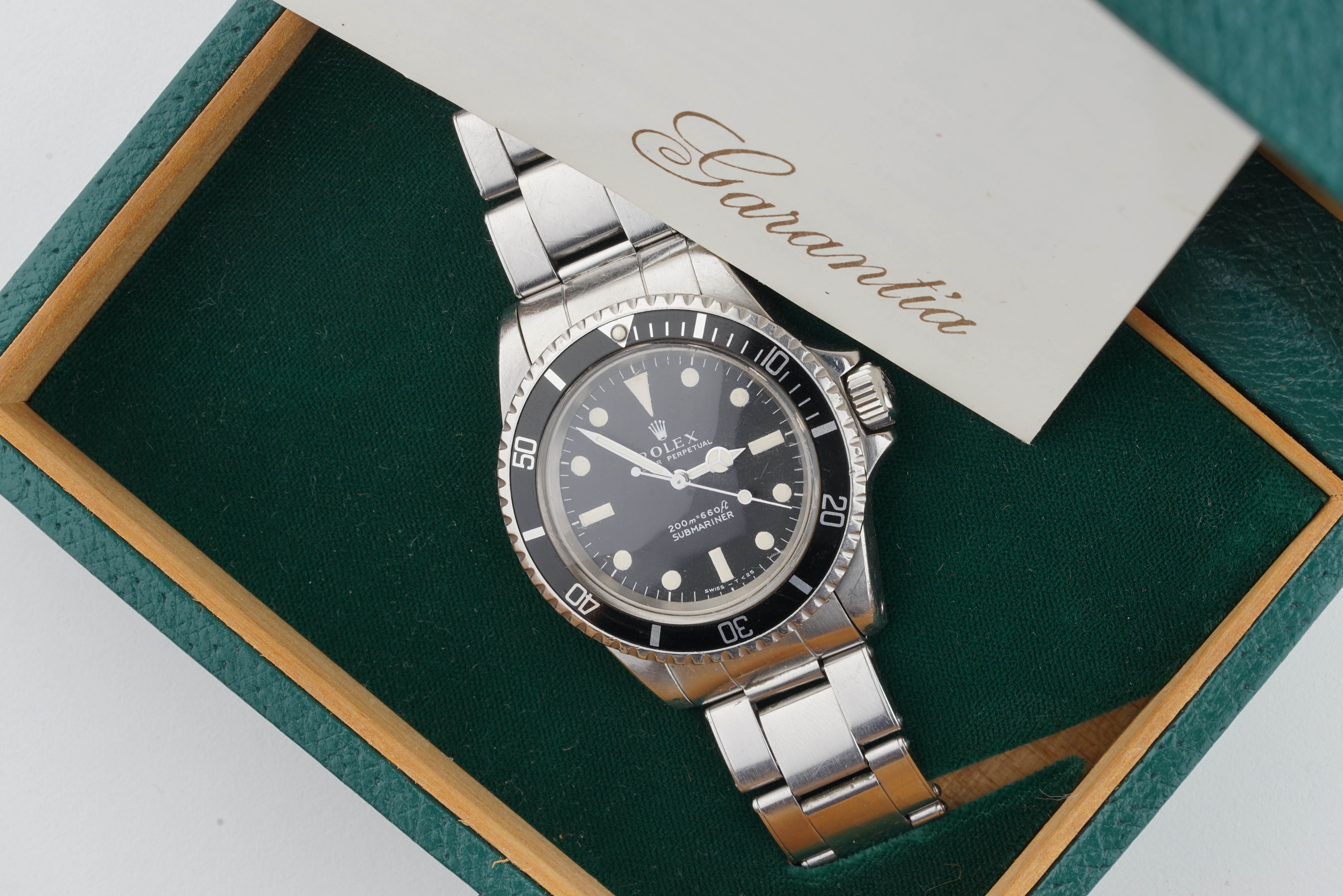 ROLEX OYSTER PERPETUAL SUBMARINER METERS FIRST DIAL 7206 RIVETED BRACELET W/ BOX & PAPERS REF. - Image 2 of 11