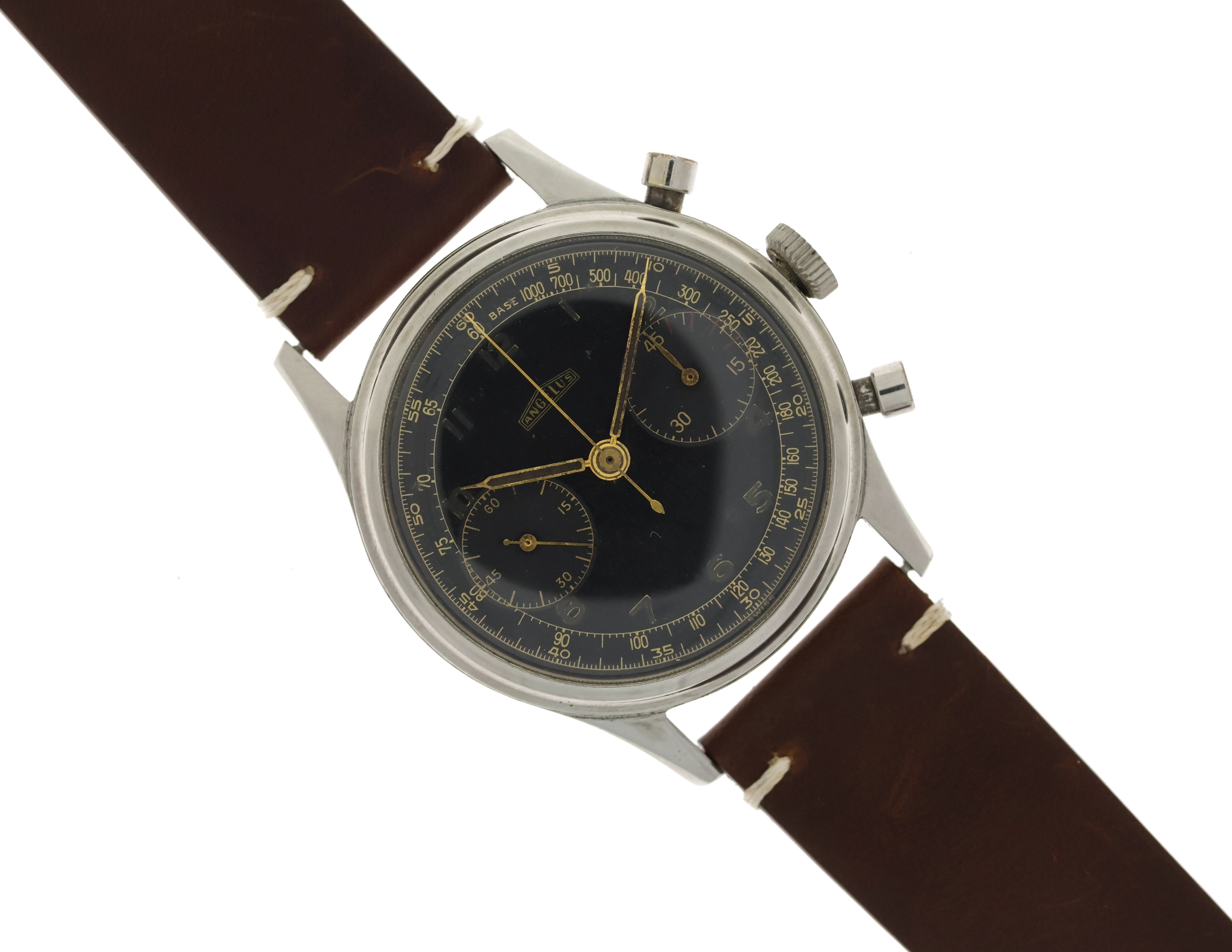 Rare Vintage Angelus L.E Hungarian Air Force Chronograph Circa 1950's - Image 2 of 6