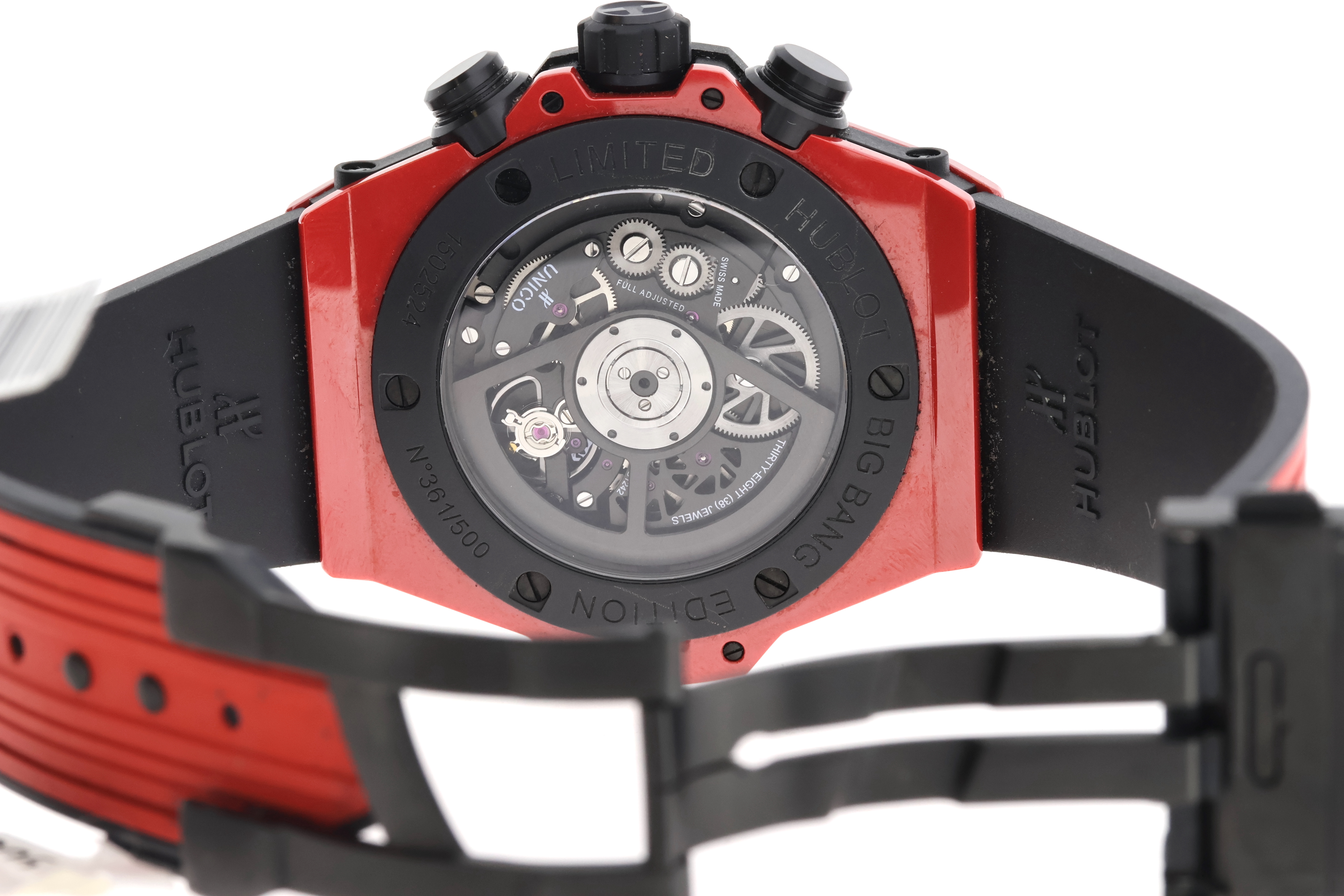 Hublot Big Bang Skeleton Red Magic Chronograph Automatic with box and Papers - Image 3 of 3