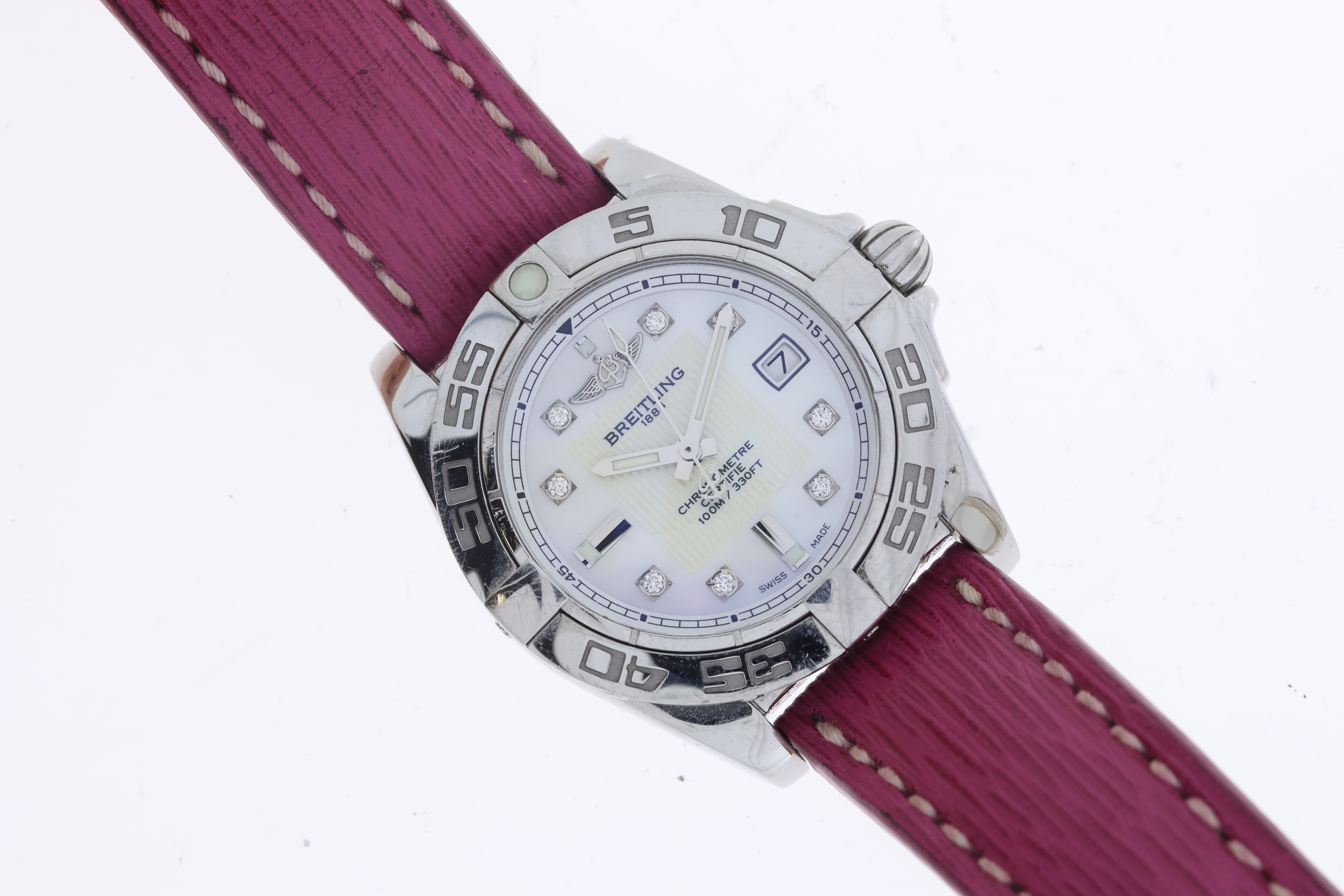 Ladies Breitling Galactic 32 Quartz with Box and Papers 2017 - Image 3 of 4