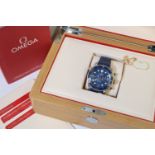 Omega Seamaster 300 Steel and Gold Chronograph Automatic with box and Papers