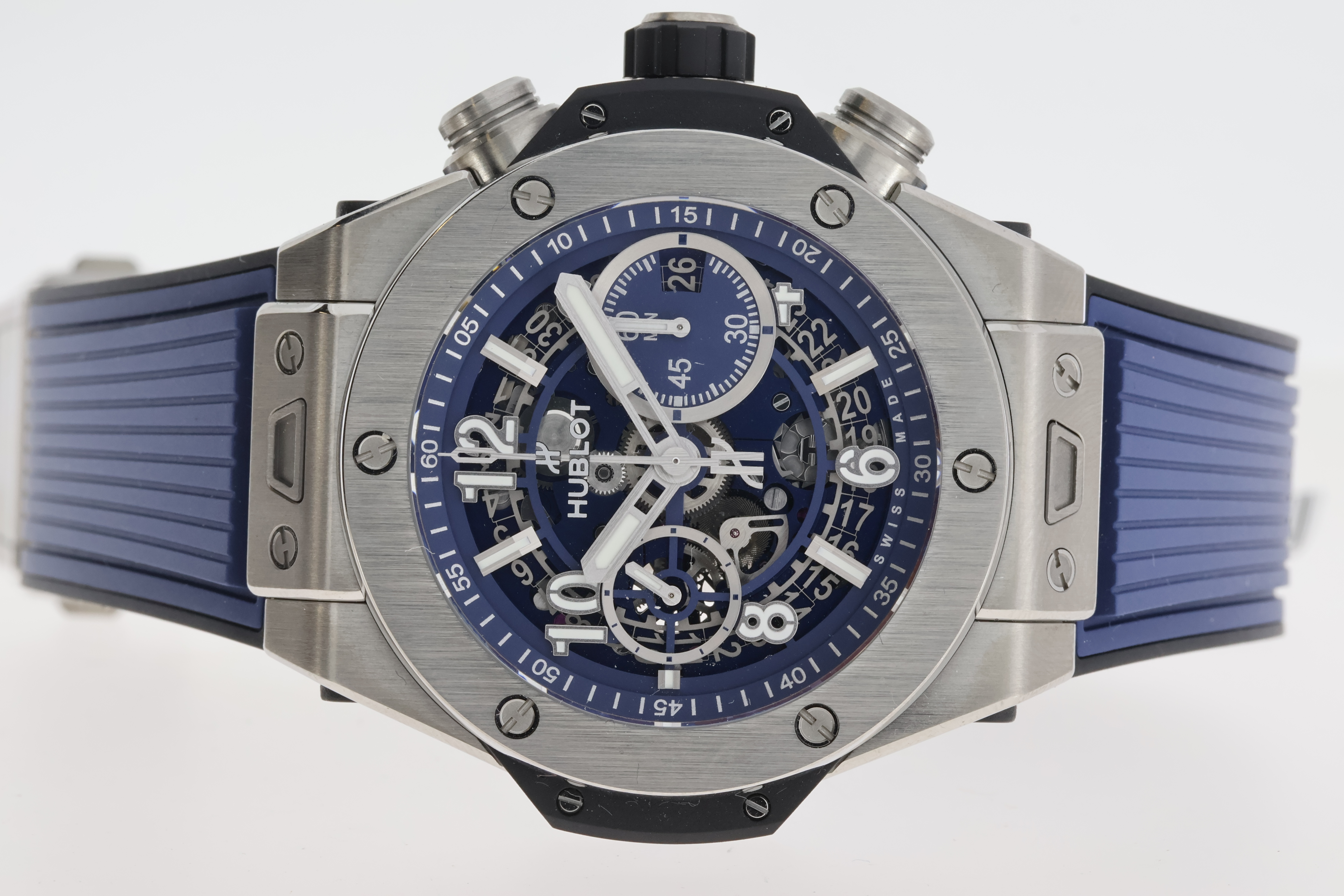 Hublot Big Bang Skeleton Blue Chronograph Automatic with box - Image 3 of 4