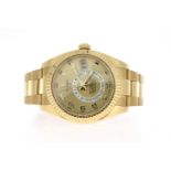 18ct Rolex Sky-Dweller Yellow Gold Annual Calendar Reference 326938