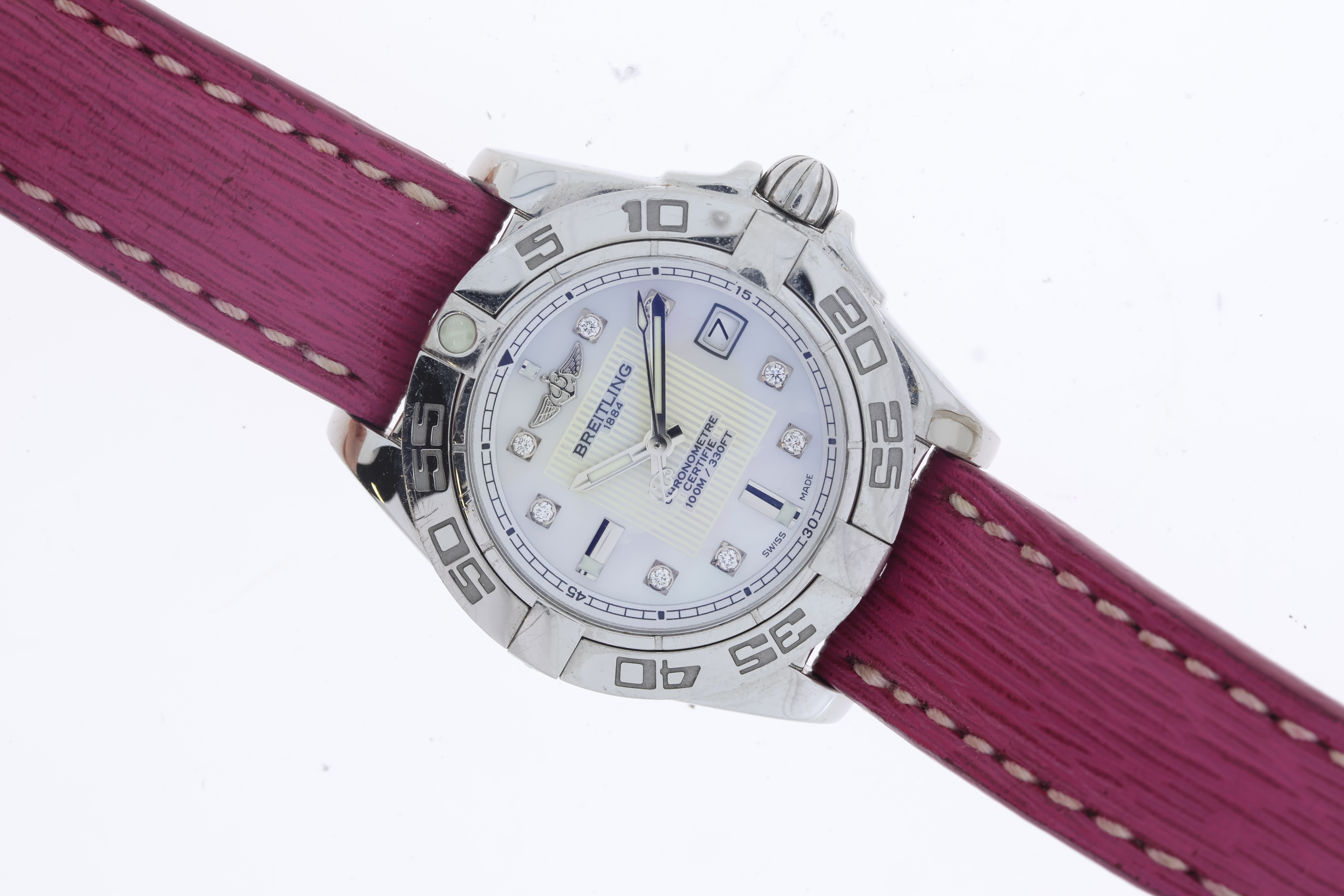 Ladies Breitling Galactic 32 Quartz with Box and Papers 2017 - Image 2 of 4