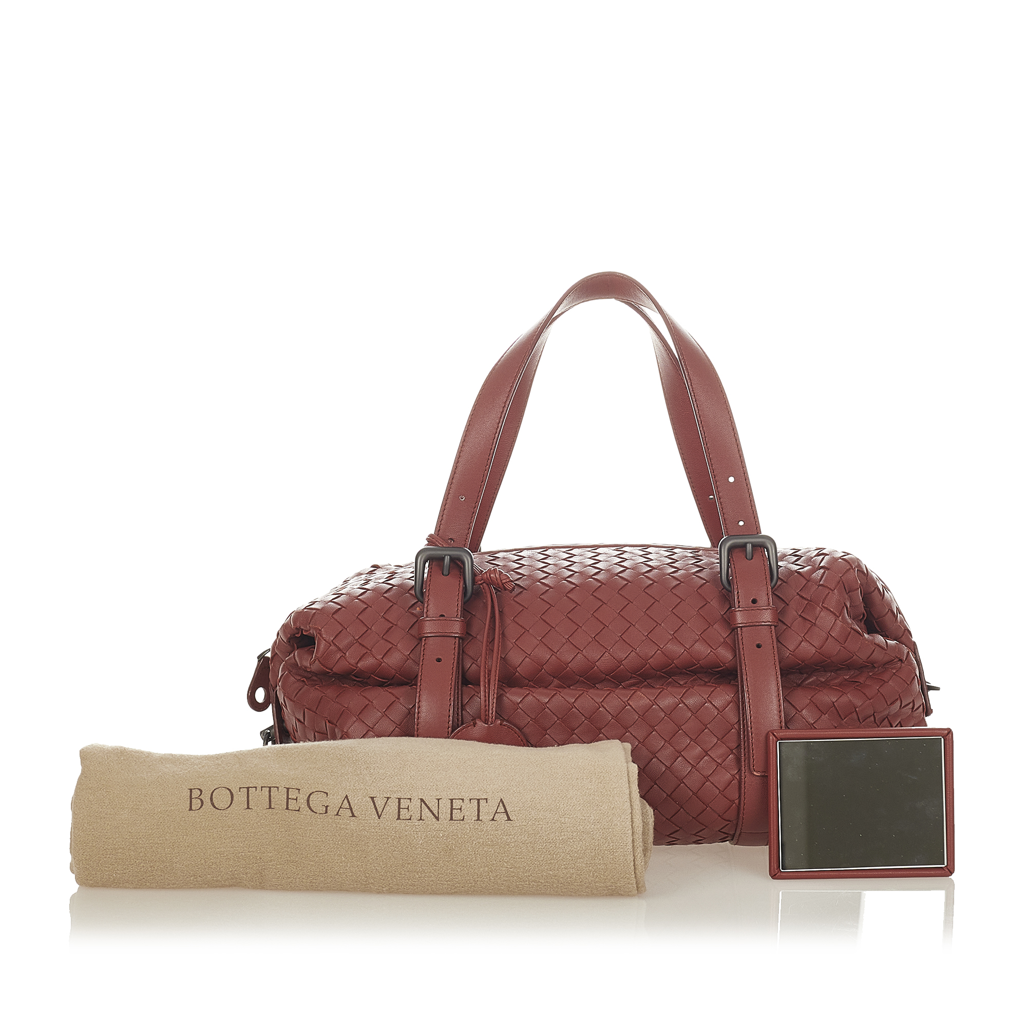 Bottega Veneta Intrecciato Leather Handbag - Bild 11 aus 11