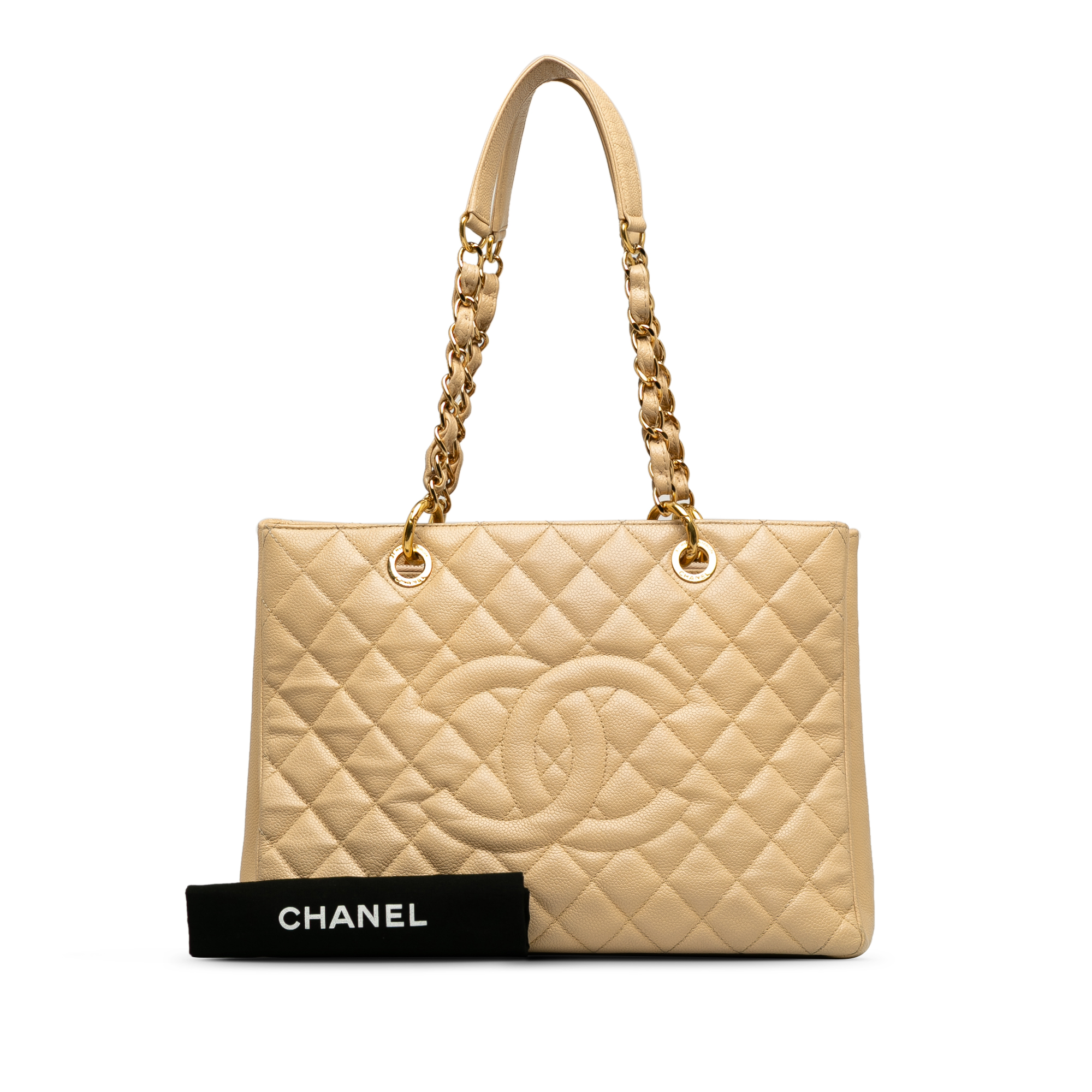 Chanel Caviar Grand Shopping Tote - Image 16 of 16